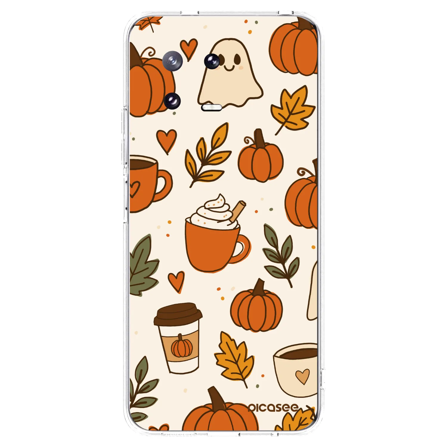 Picasee silikonowe przeźroczyste etui na Xiaomi 13 Pro - Fall vibes