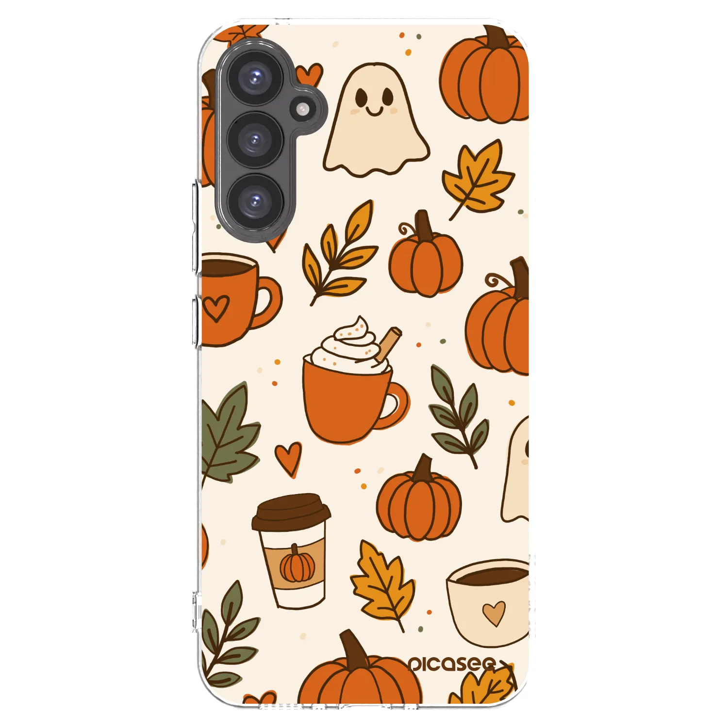 Picasee silikonowe przeźroczyste etui na Samsung Galaxy A34 5G A346B - Fall vibes