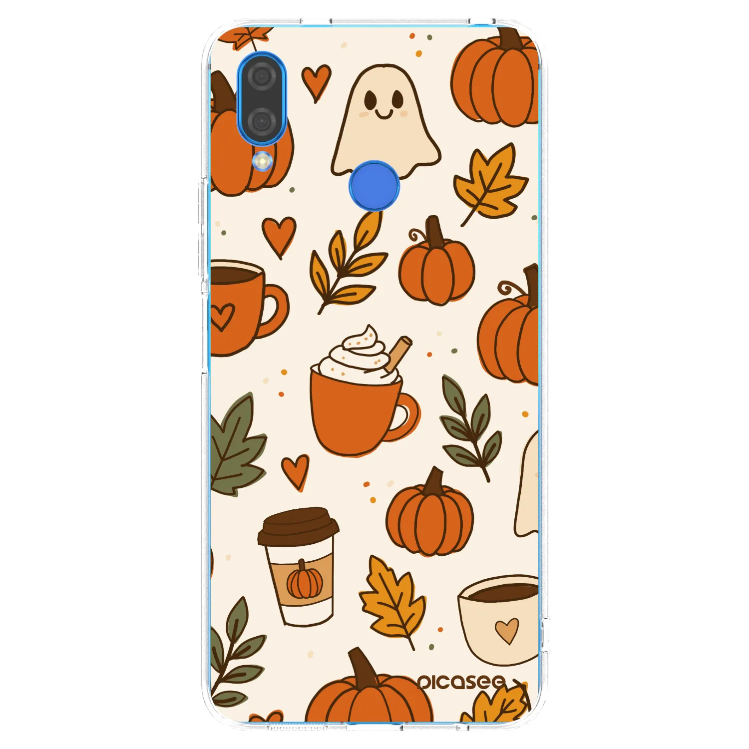 Picasee silikonowe przeźroczyste etui na Huawei Nova 3i - Fall vibes