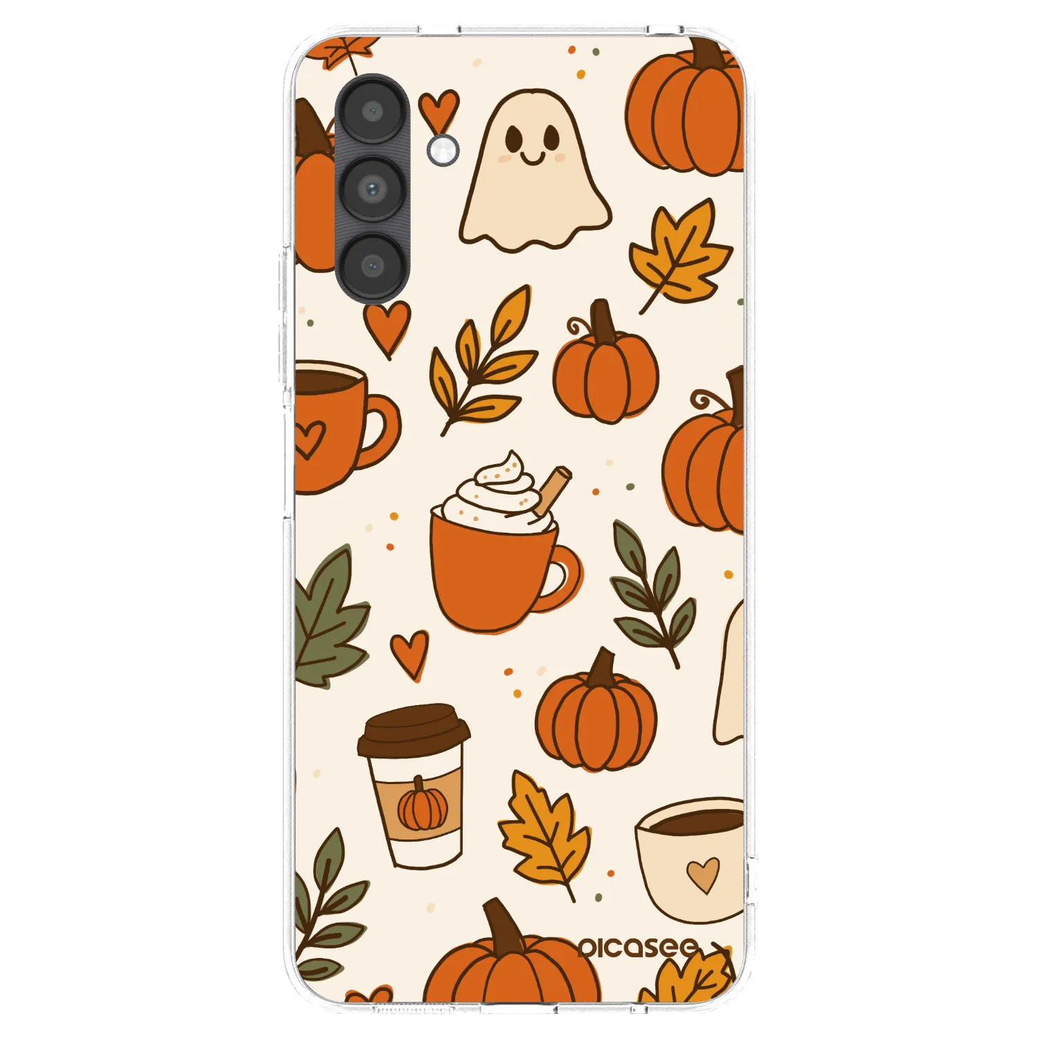 Picasee silikonowe przeźroczyste etui na Samsung Galaxy A04s A047F - Fall vibes