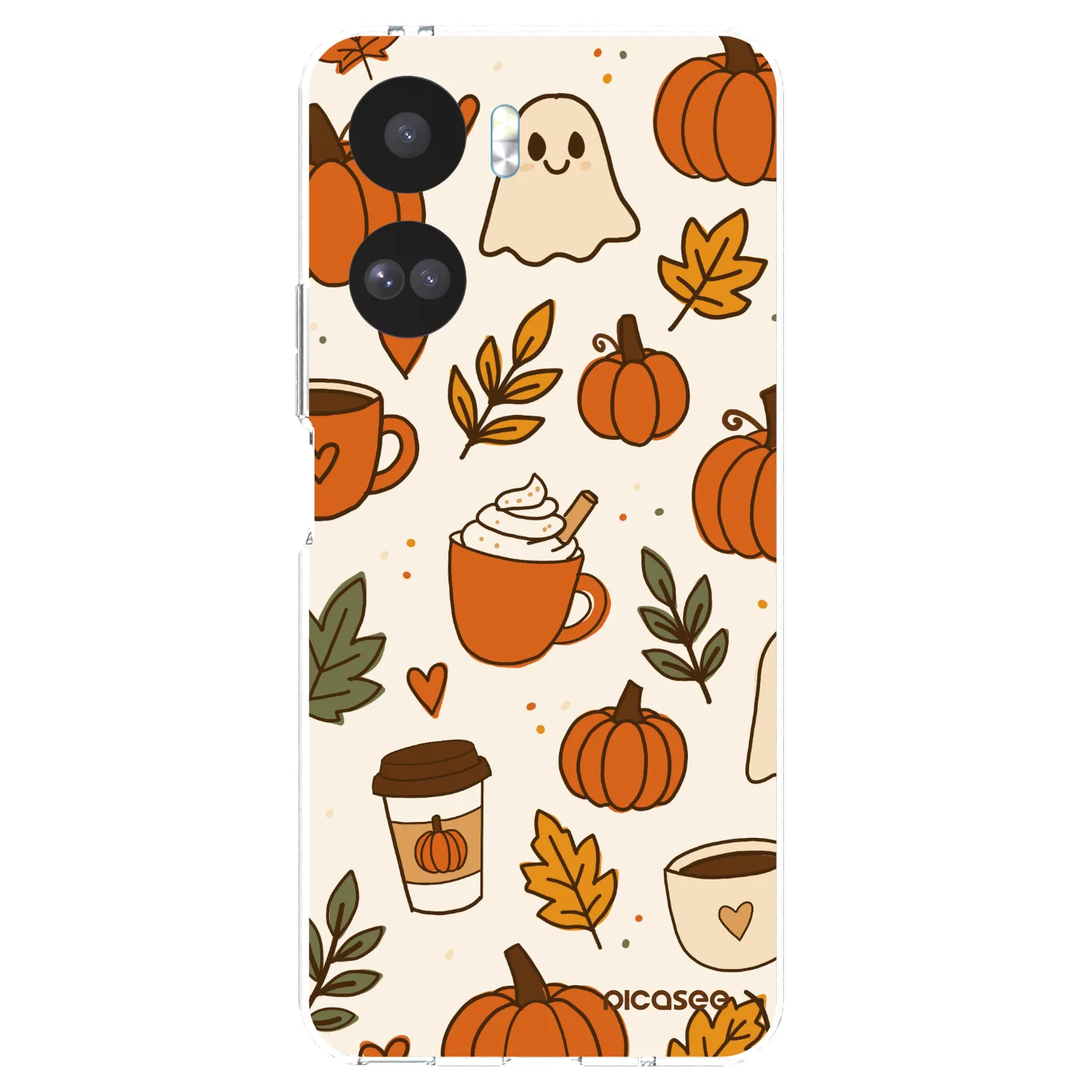 Picasee silikonowe przeźroczyste etui na Honor 90 Lite 5G - Fall vibes