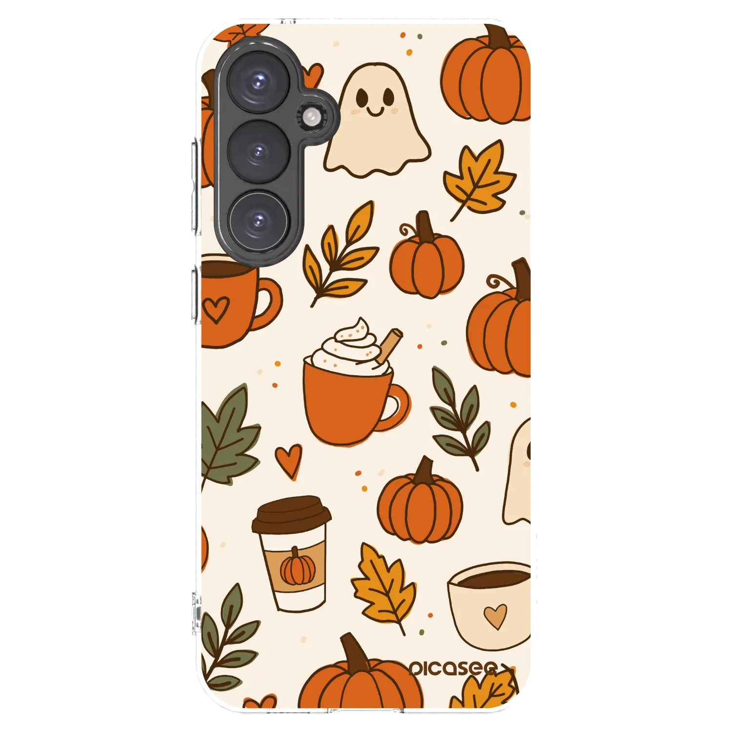 Picasee silikonowe przeźroczyste etui na Samsung Galaxy S23 FE S711B - Fall vibes