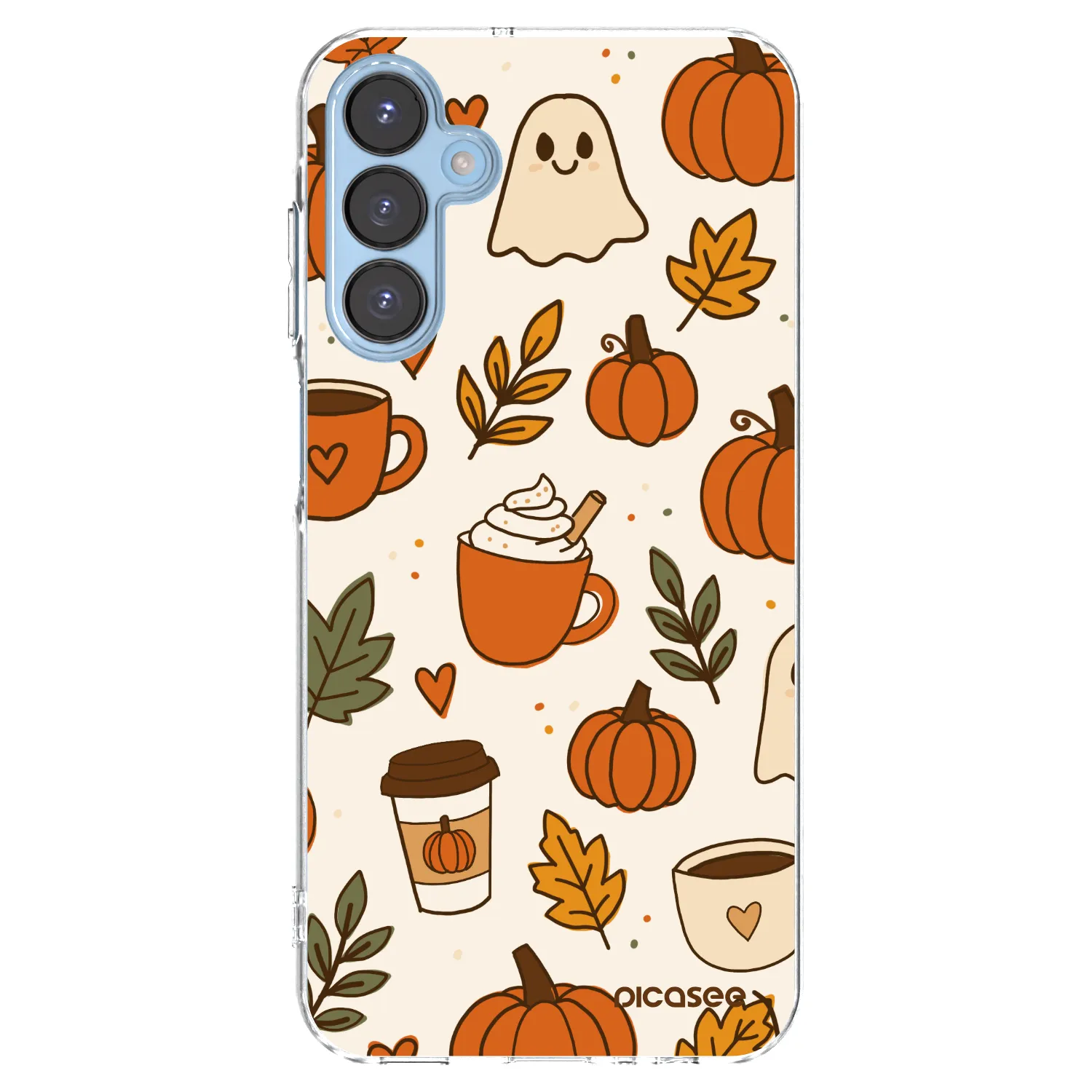 Picasee silikonowe przeźroczyste etui na Samsung Galaxy A15 A156B 5G - Fall vibes