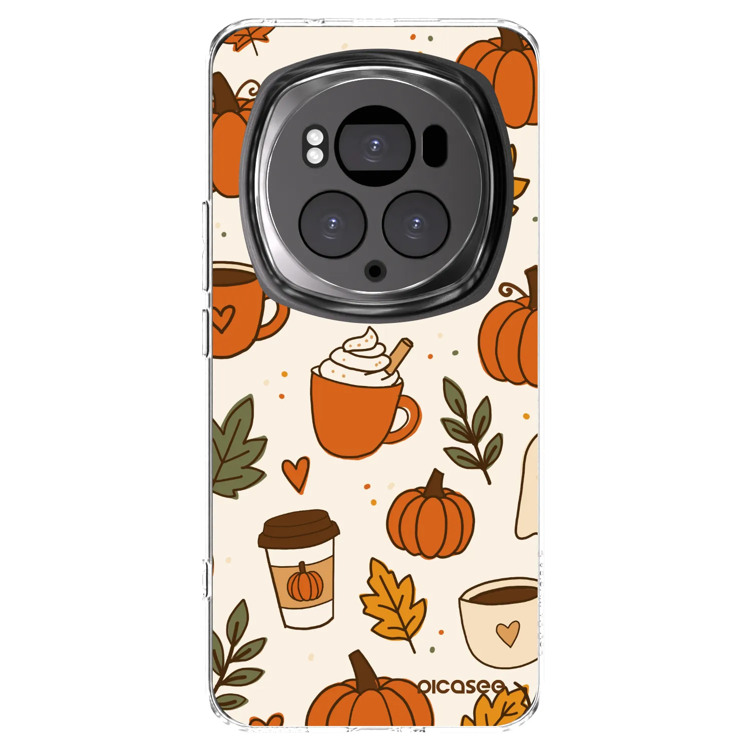 Picasee silikonowe przeźroczyste etui na Honor Magic6 Pro - Fall vibes