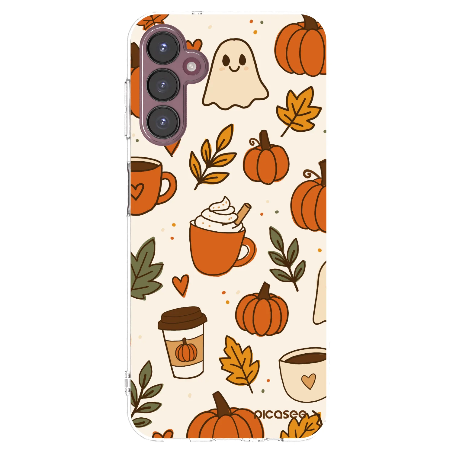 Picasee silikonowe przeźroczyste etui na Samsung Galaxy A05s A057G - Fall vibes