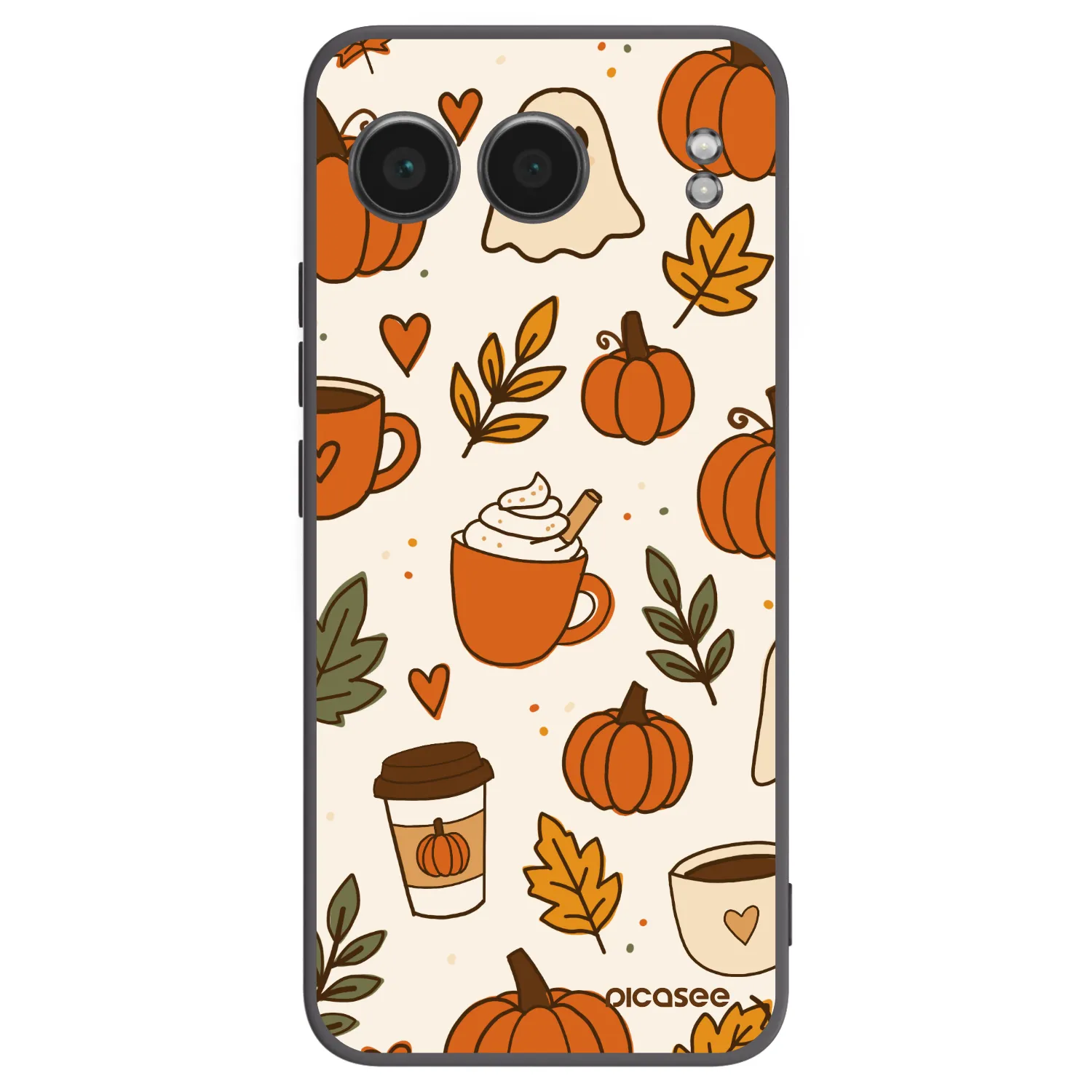 Picasee silikonowe czarne etui na OnePlus Nord 4 - Fall vibes