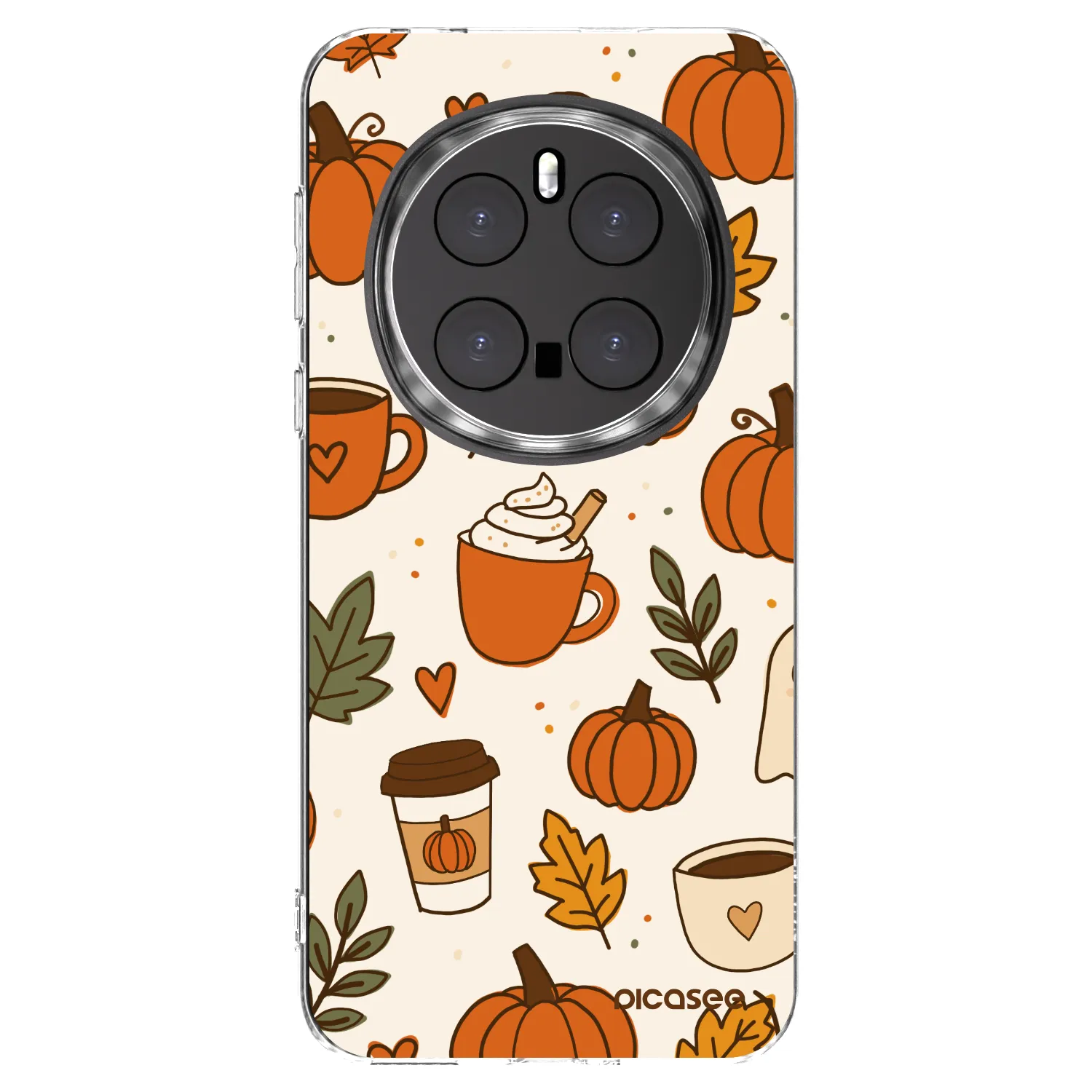 Picasee silikonowe przeźroczyste etui na Honor Magic7 Pro 5G - Fall vibes