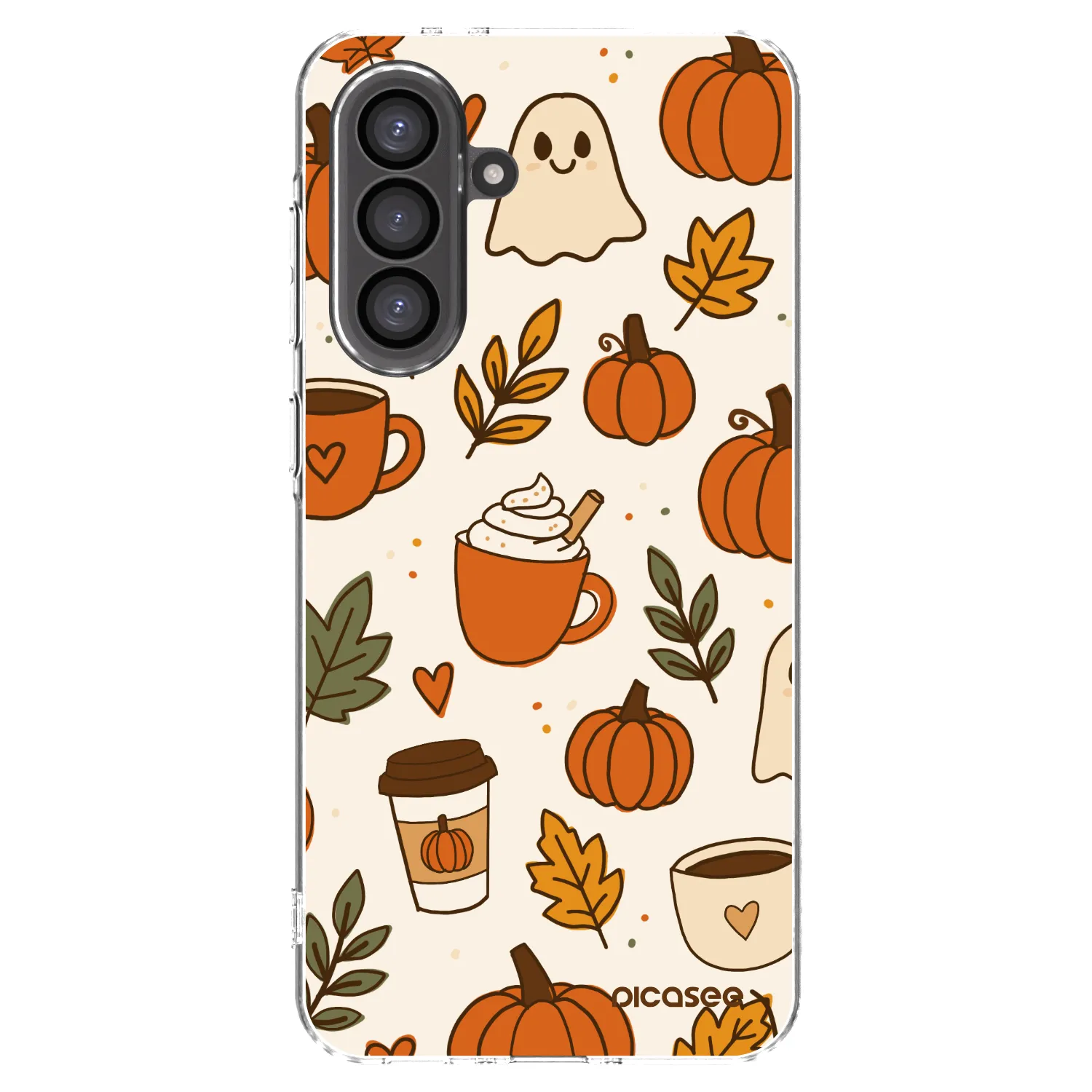 Picasee silikonowe przeźroczyste etui na Samsung Galaxy A36 5G - Fall vibes
