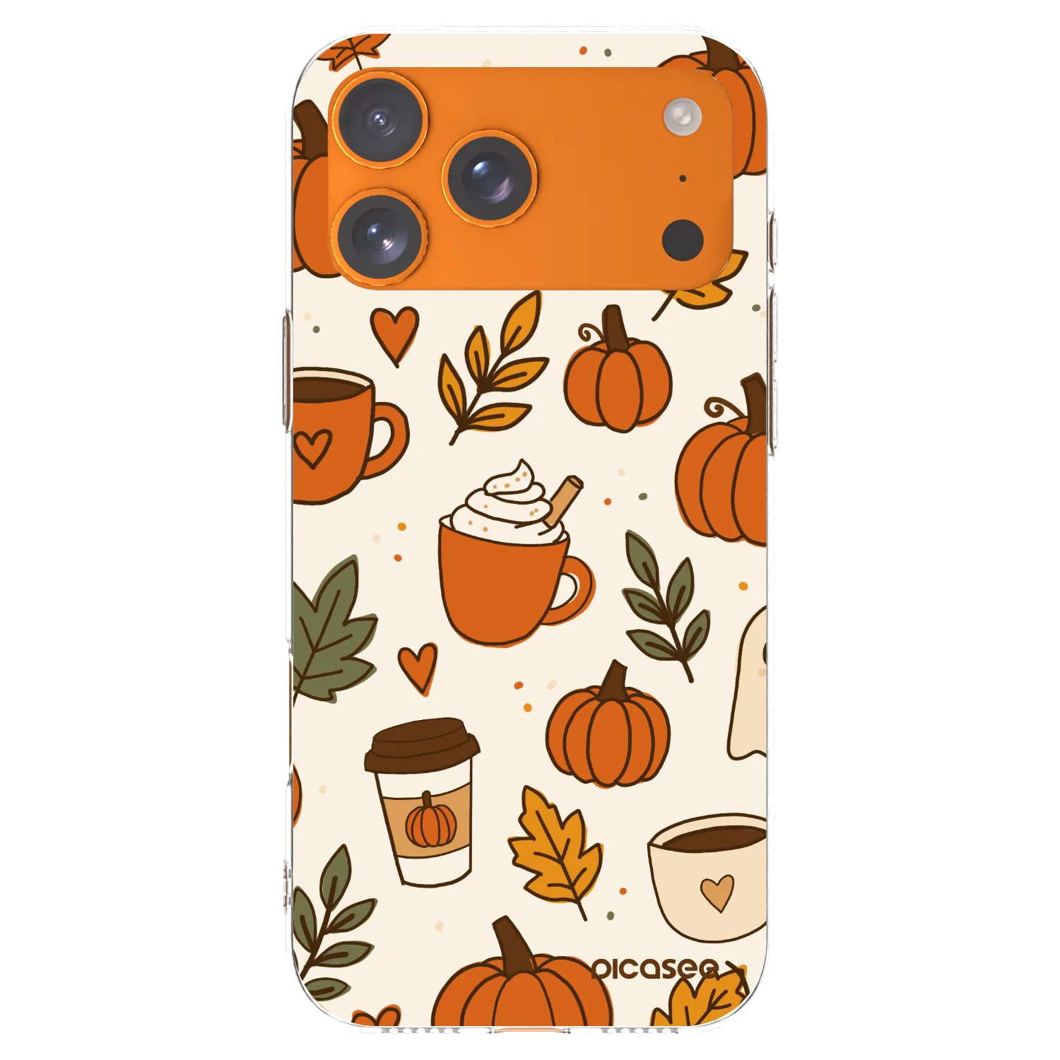 Picasee silikonowe przeźroczyste etui na Apple iPhone 17 Pro Max - Fall vibes