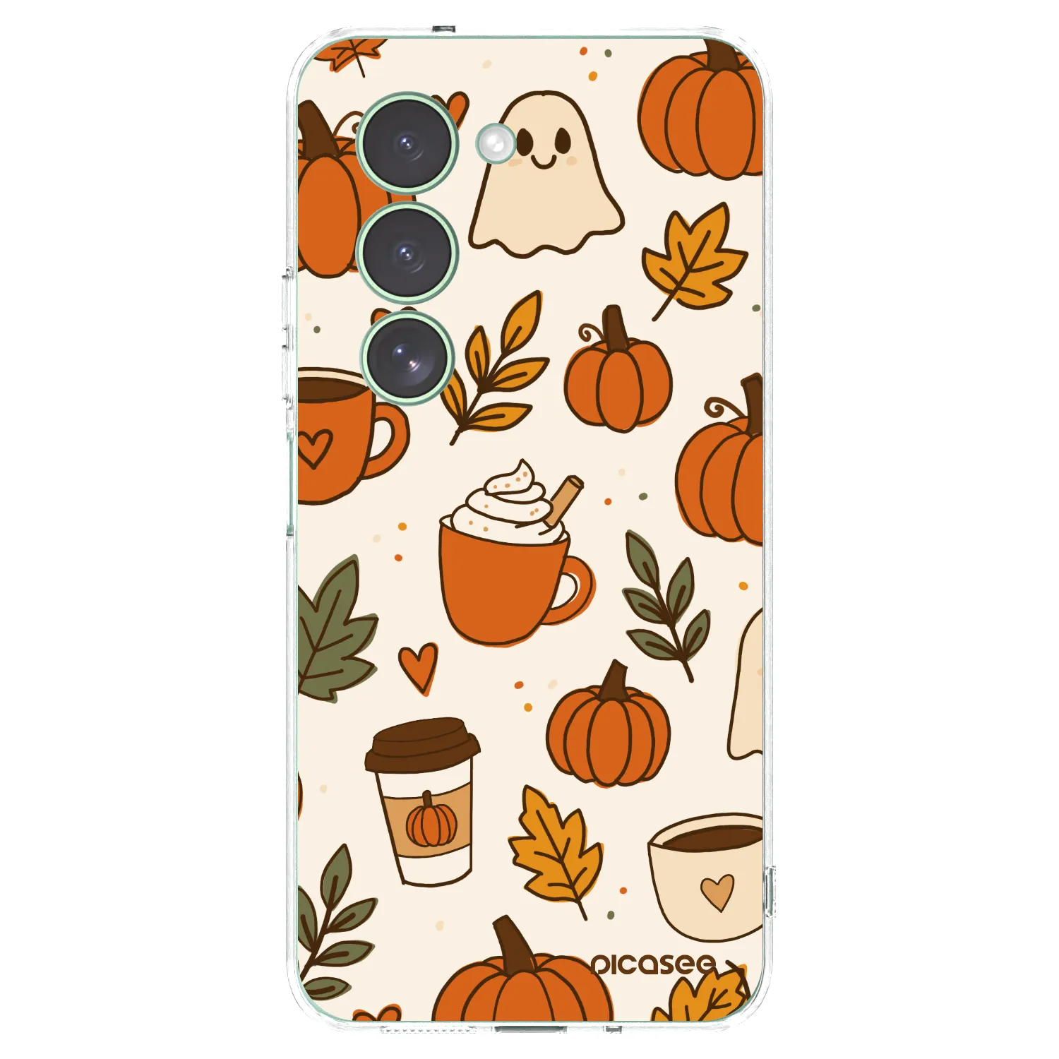 Picasee silikonowe przeźroczyste etui na Xiaomi Redmi 15 5G - Fall vibes