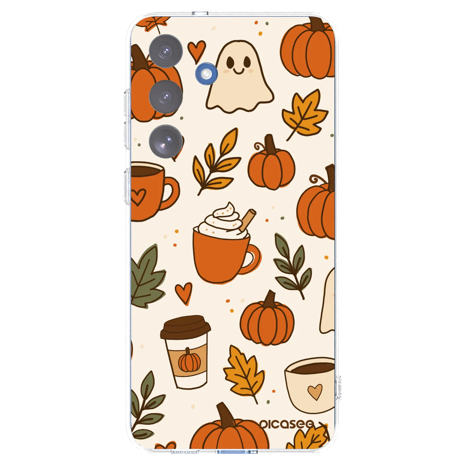 Picasee silikonowe przeźroczyste etui na Samsung Galaxy S25 FE 5G - Fall vibes