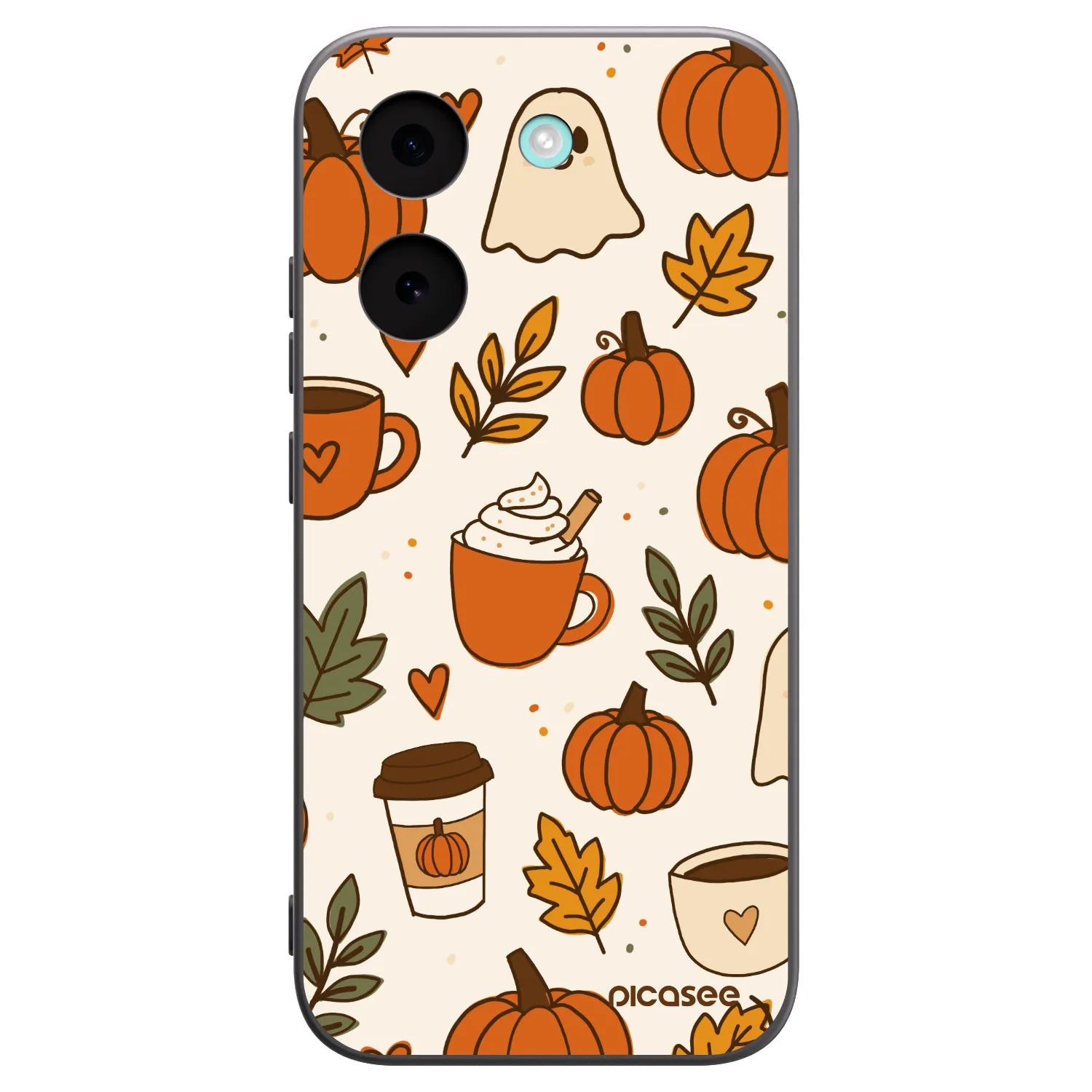 Picasee silikonowe czarne etui na Xiaomi Poco X8 Pro - Fall vibes