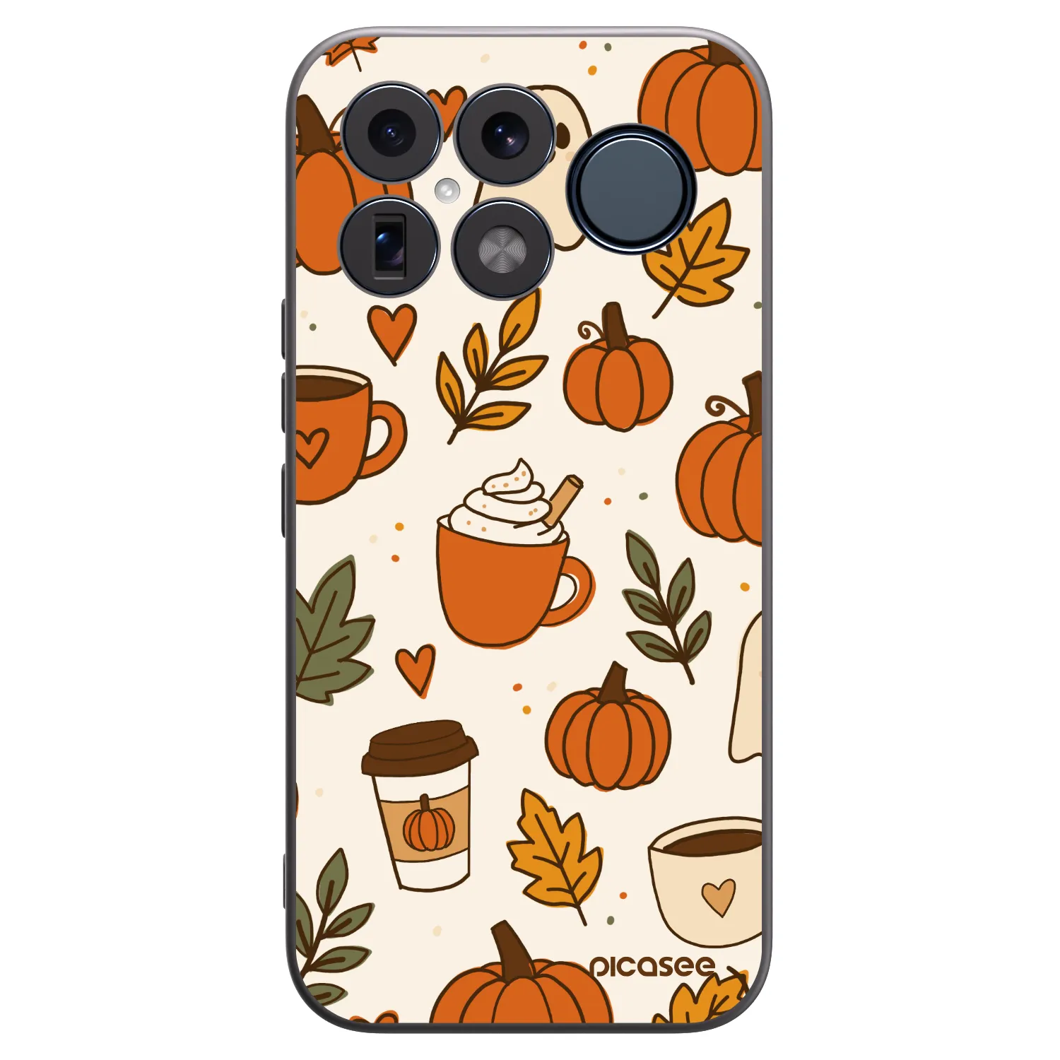 Picasee silikonowe czarne etui na Xiaomi Poco F8 Ultra - Fall vibes
