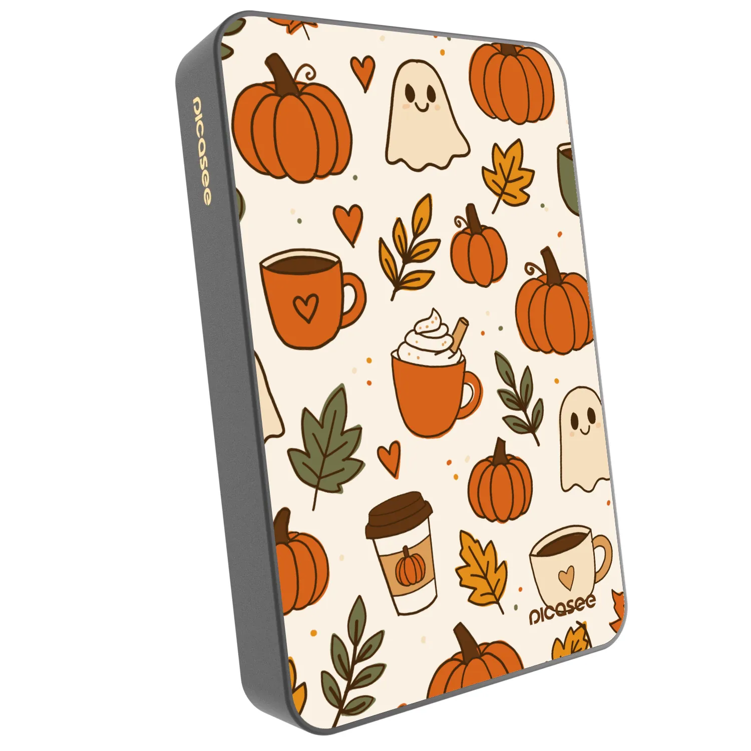 Picasee Powerbank z MagSafe 10 000 mAh Szary - Fall vibes