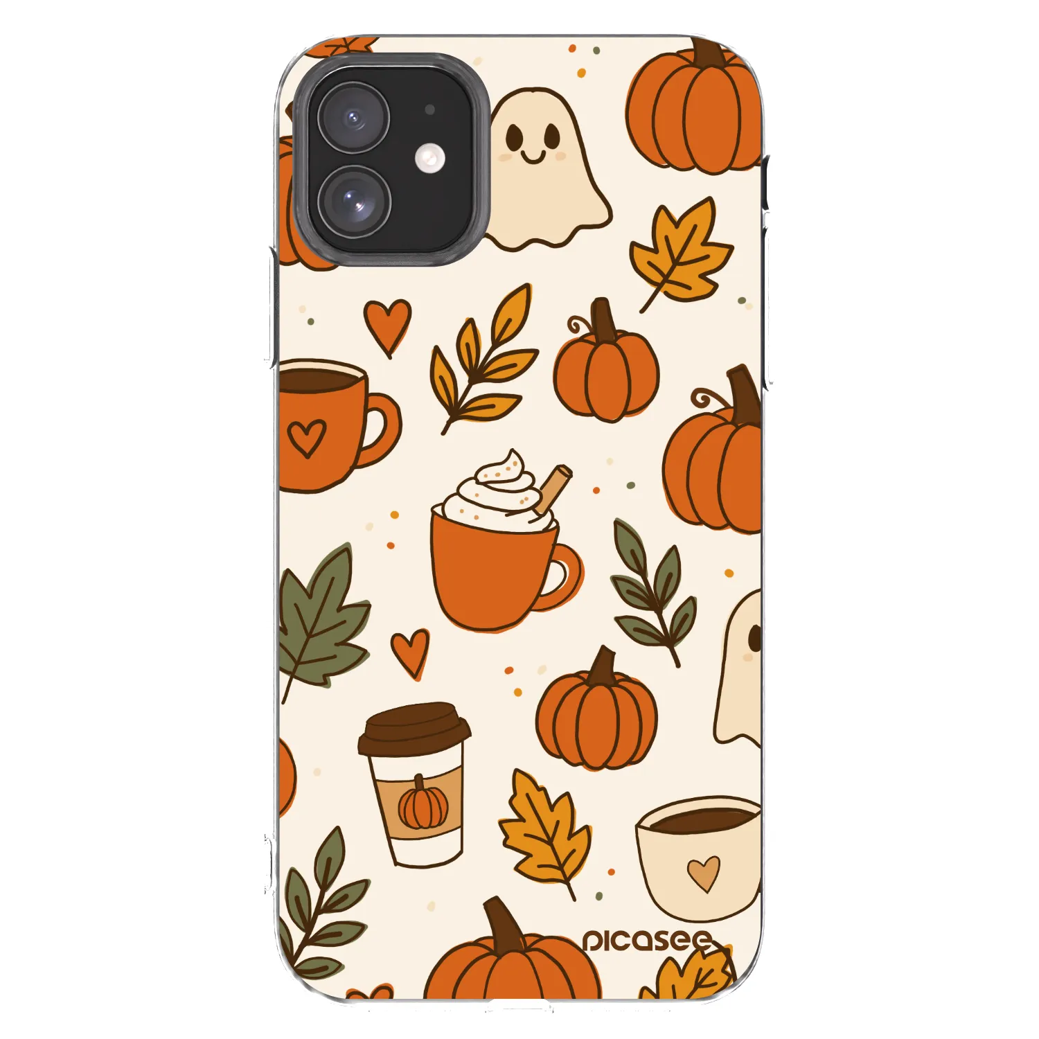 Picasee silikonowe przeźroczyste etui na Apple iPhone 11 - Fall vibes