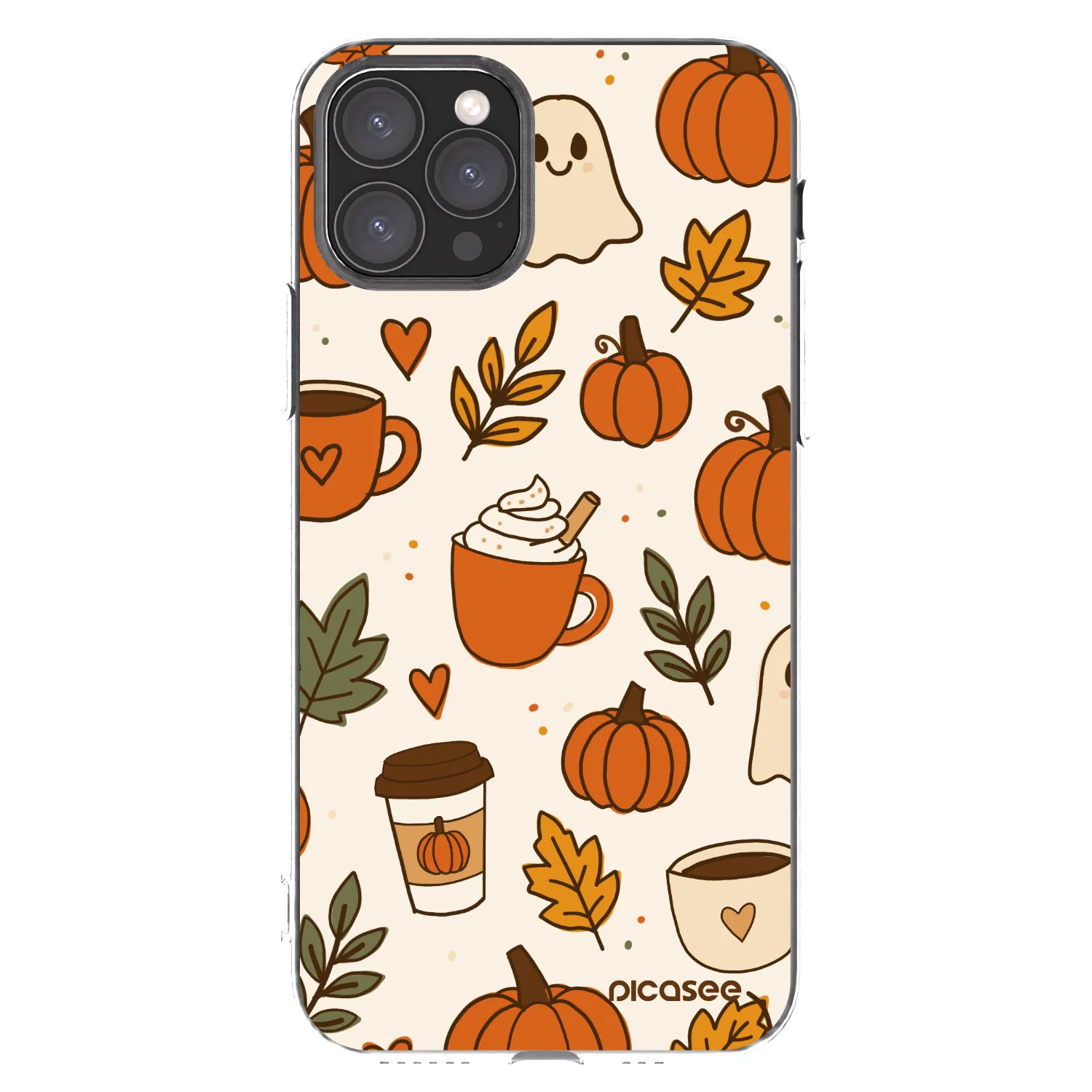 Picasee silikonowe przeźroczyste etui na Apple iPhone 11 Pro - Fall vibes