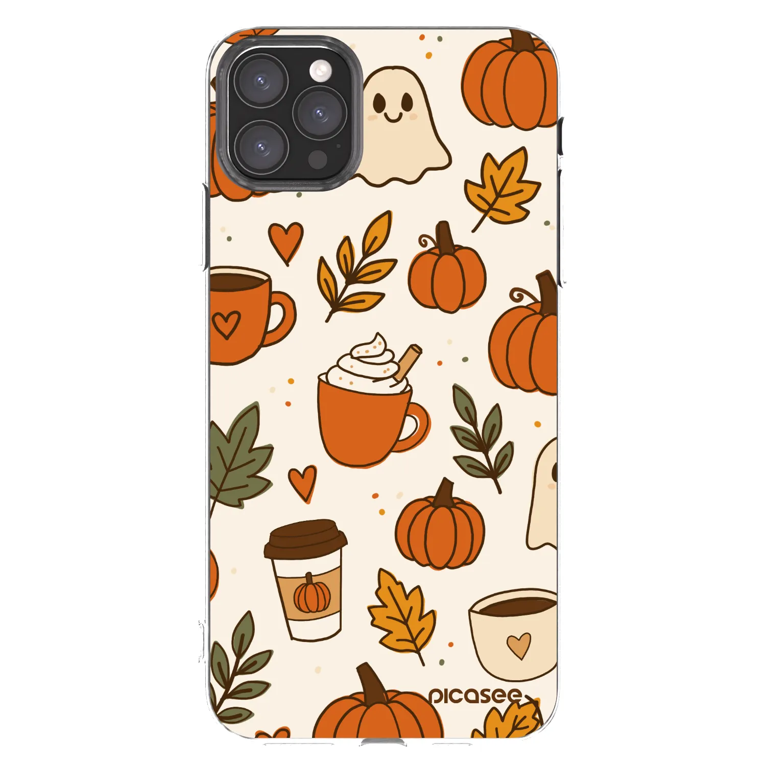 Picasee silikonowe przeźroczyste etui na Apple iPhone 11 Pro Max - Fall vibes
