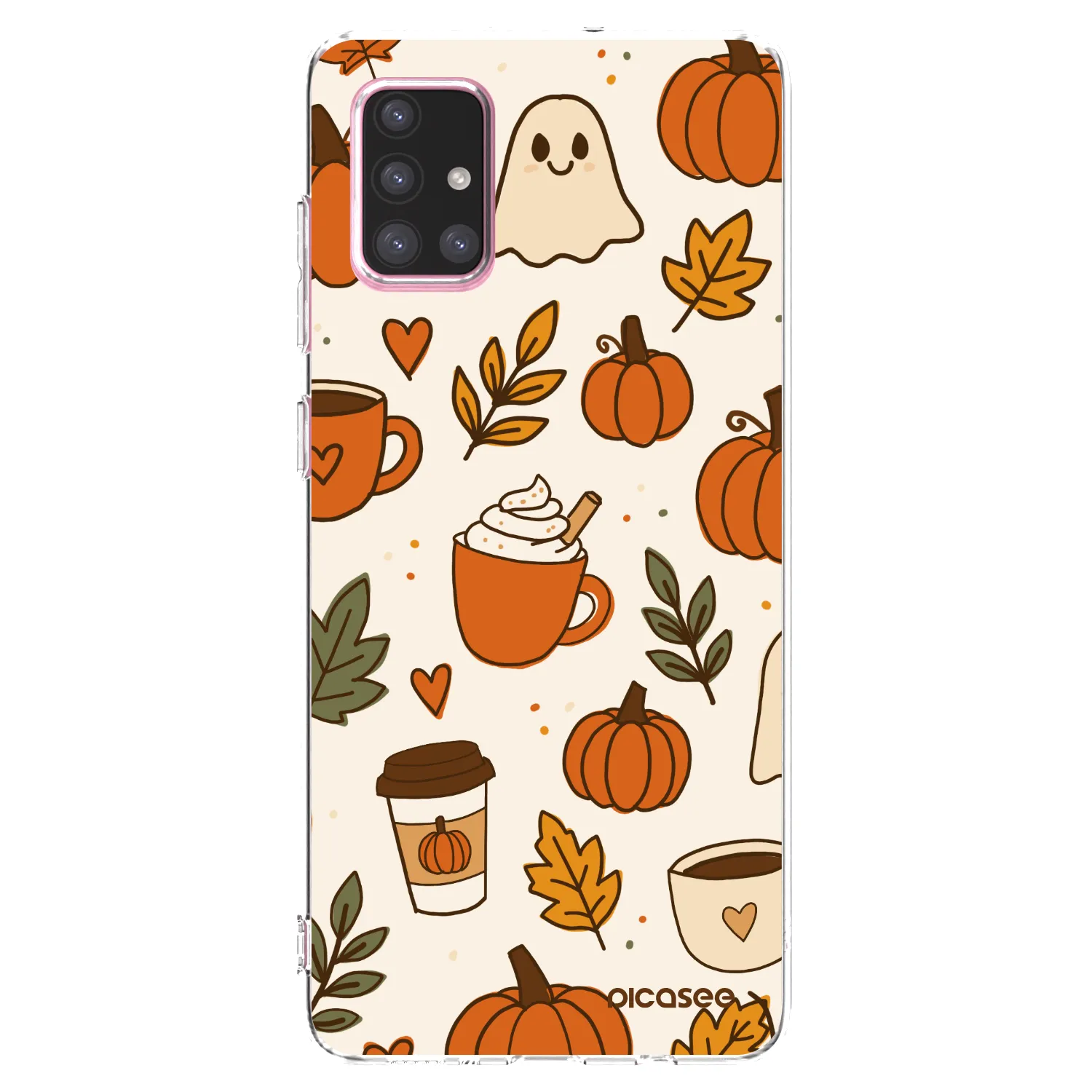 Picasee silikonowe przeźroczyste etui na Samsung Galaxy A71 A715F - Fall vibes