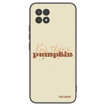 Picasee silikonowe czarne etui na Realme 8i - Hey there pumpkin