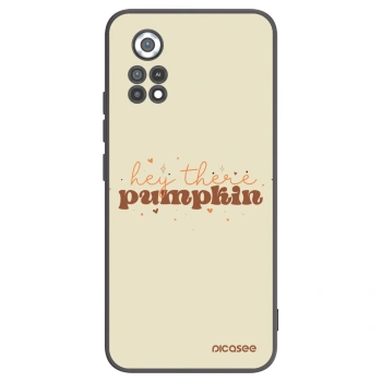 Picasee silikonowe czarne etui na Xiaomi Poco X4 Pro 5G - Hey there pumpkin