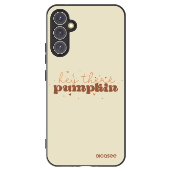 Picasee silikonowe czarne etui na Samsung Galaxy A34 5G A346B - Hey there pumpkin