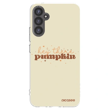 Picasee silikonowe przeźroczyste etui na Samsung Galaxy A34 5G A346B - Hey there pumpkin