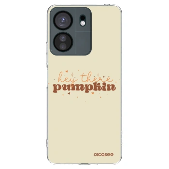 Picasee silikonowe przeźroczyste etui na Xiaomi Redmi 13C 4G - Hey there pumpkin
