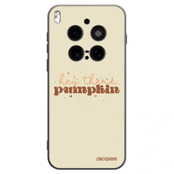 Picasee silikonowe czarne etui na Vivo X300 Pro - Hey there pumpkin
