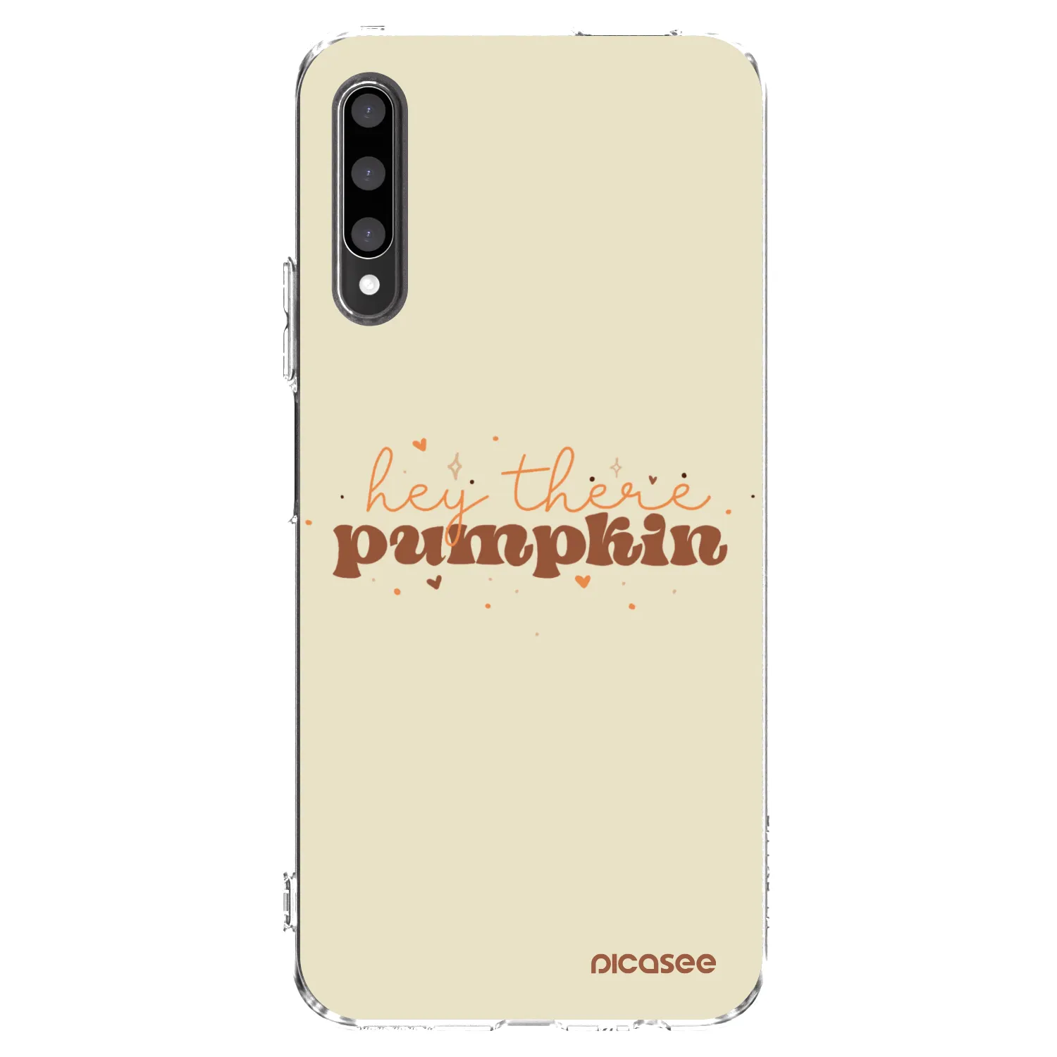 Picasee silikonowe przeźroczyste etui na Honor 9X Pro - Hey there pumpkin