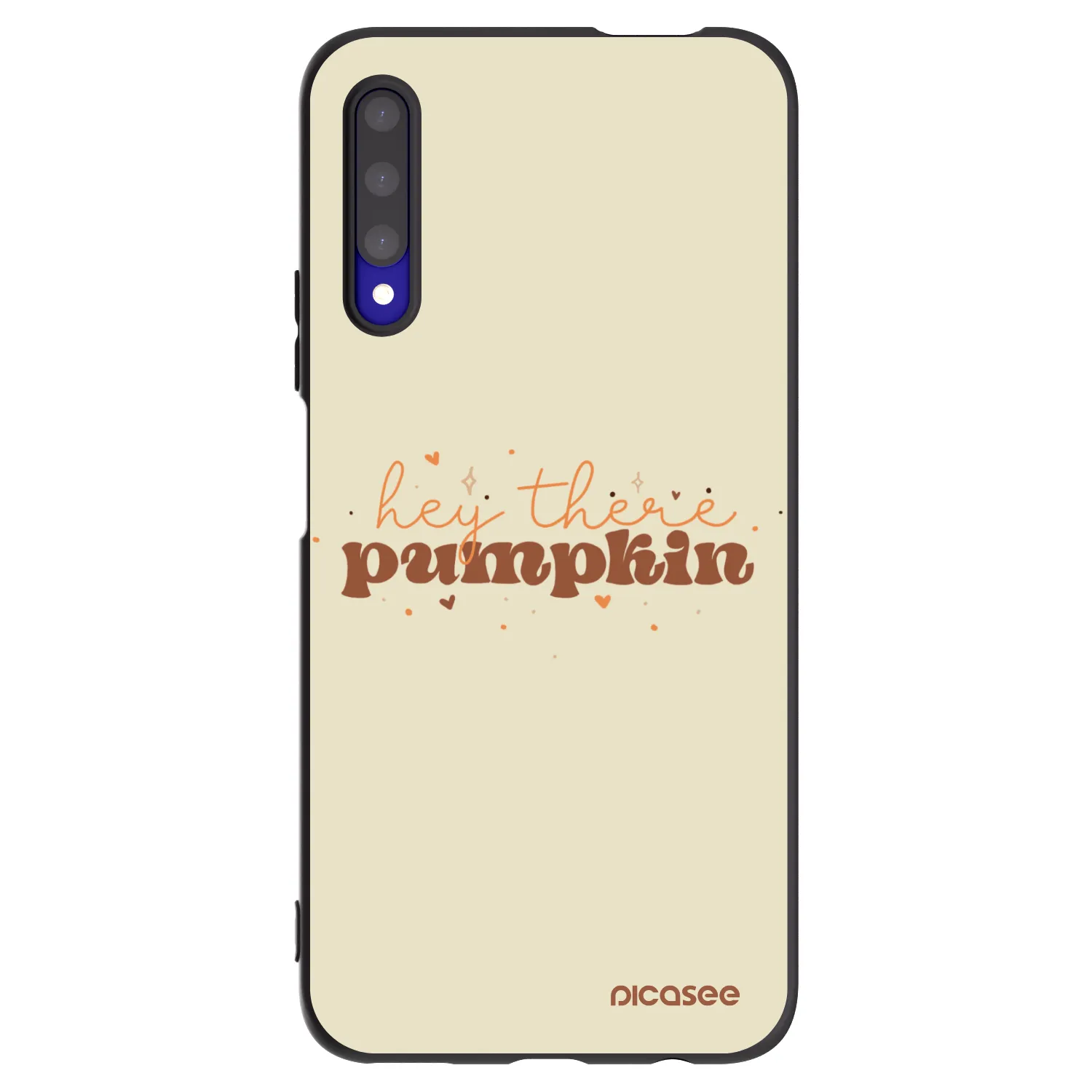 Picasee silikonowe czarne etui na Honor 9X Pro - Hey there pumpkin