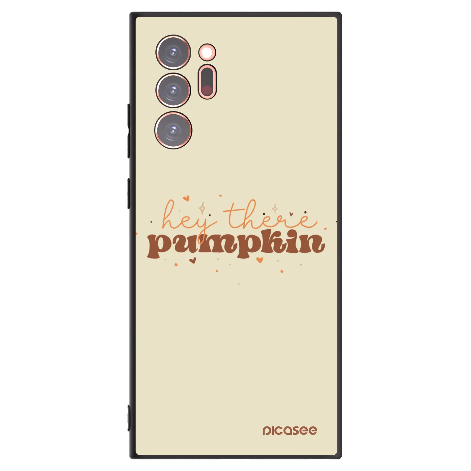 Picasee silikonowe czarne etui na Samsung Galaxy Note 20 Ultra - Hey there pumpkin