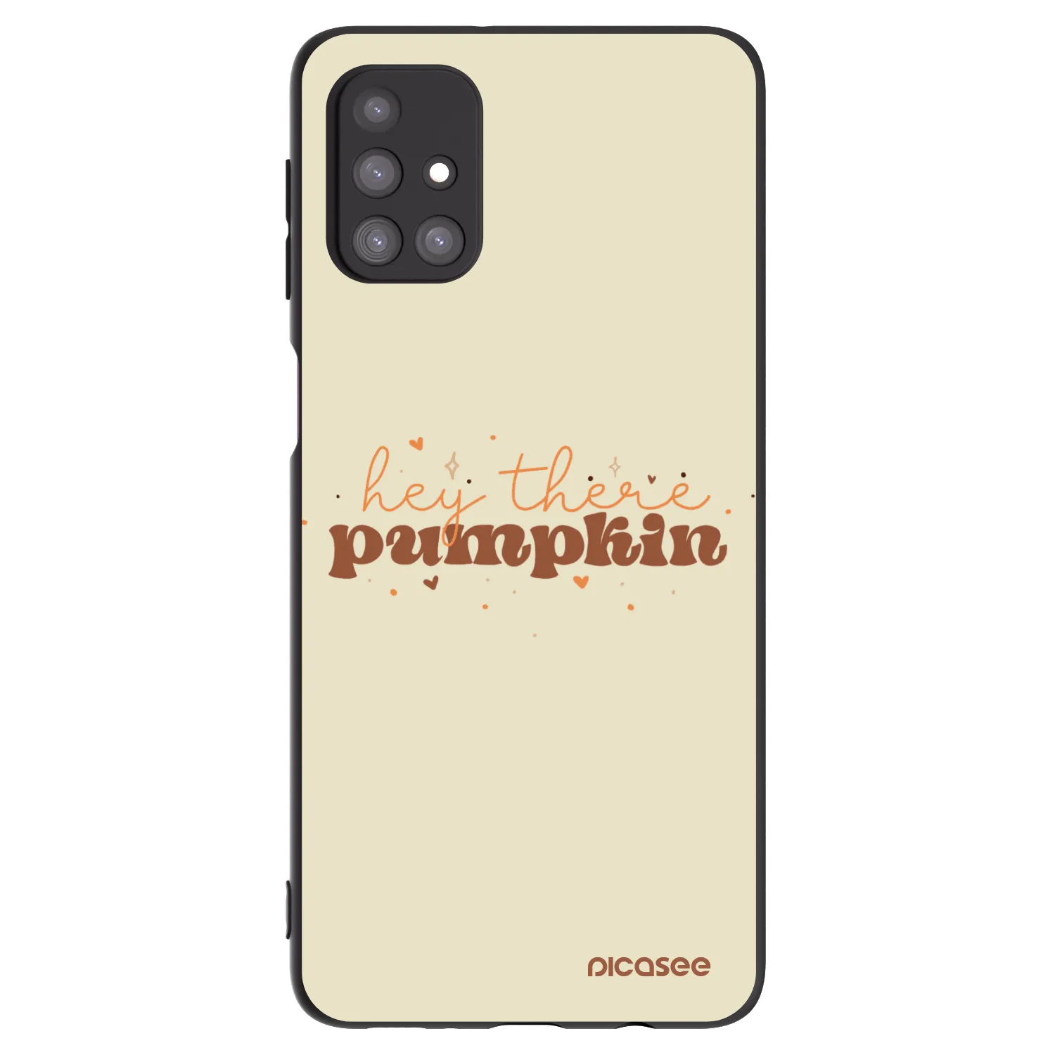 Picasee silikonowe czarne etui na Samsung Galaxy M31s - Hey there pumpkin