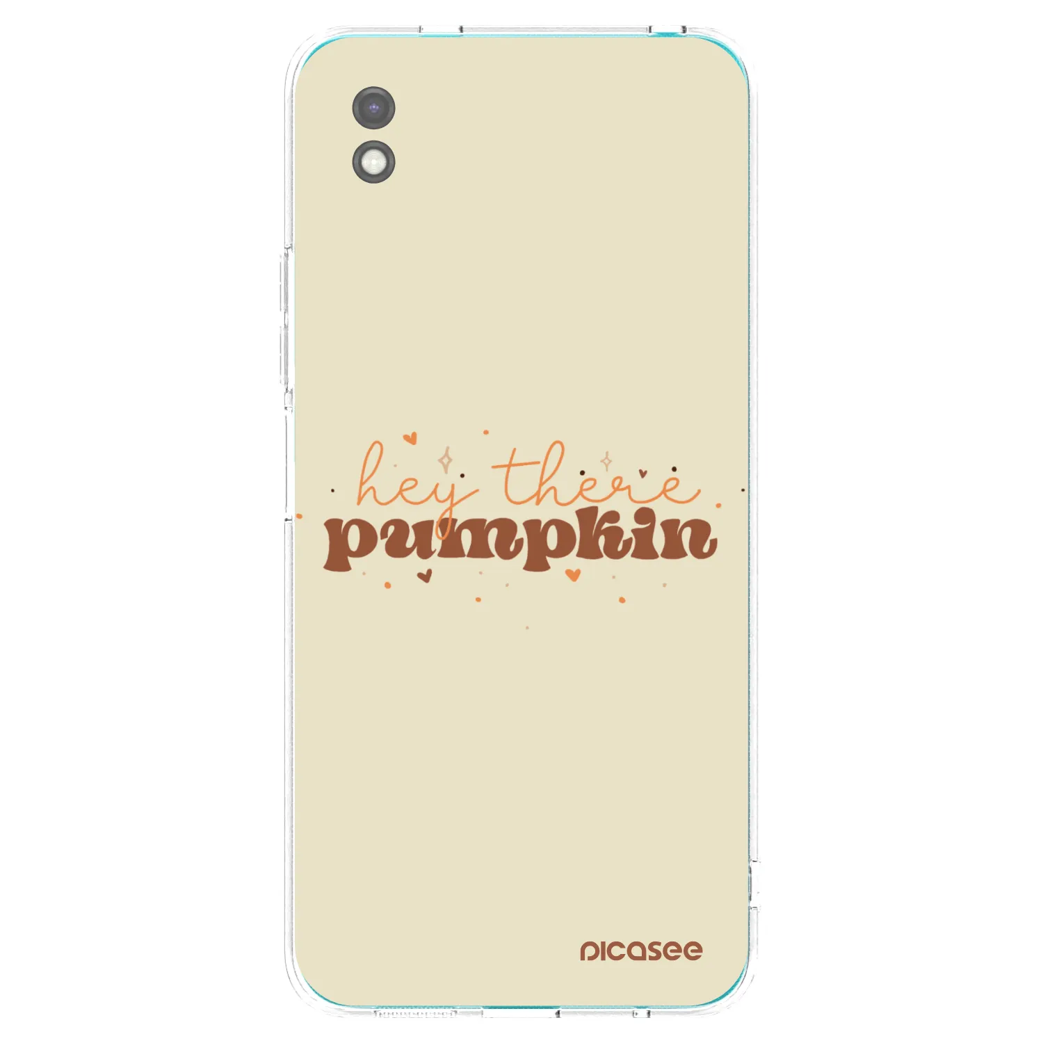 Picasee silikonowe czarne etui na Xiaomi Redmi 9A - Hey there pumpkin