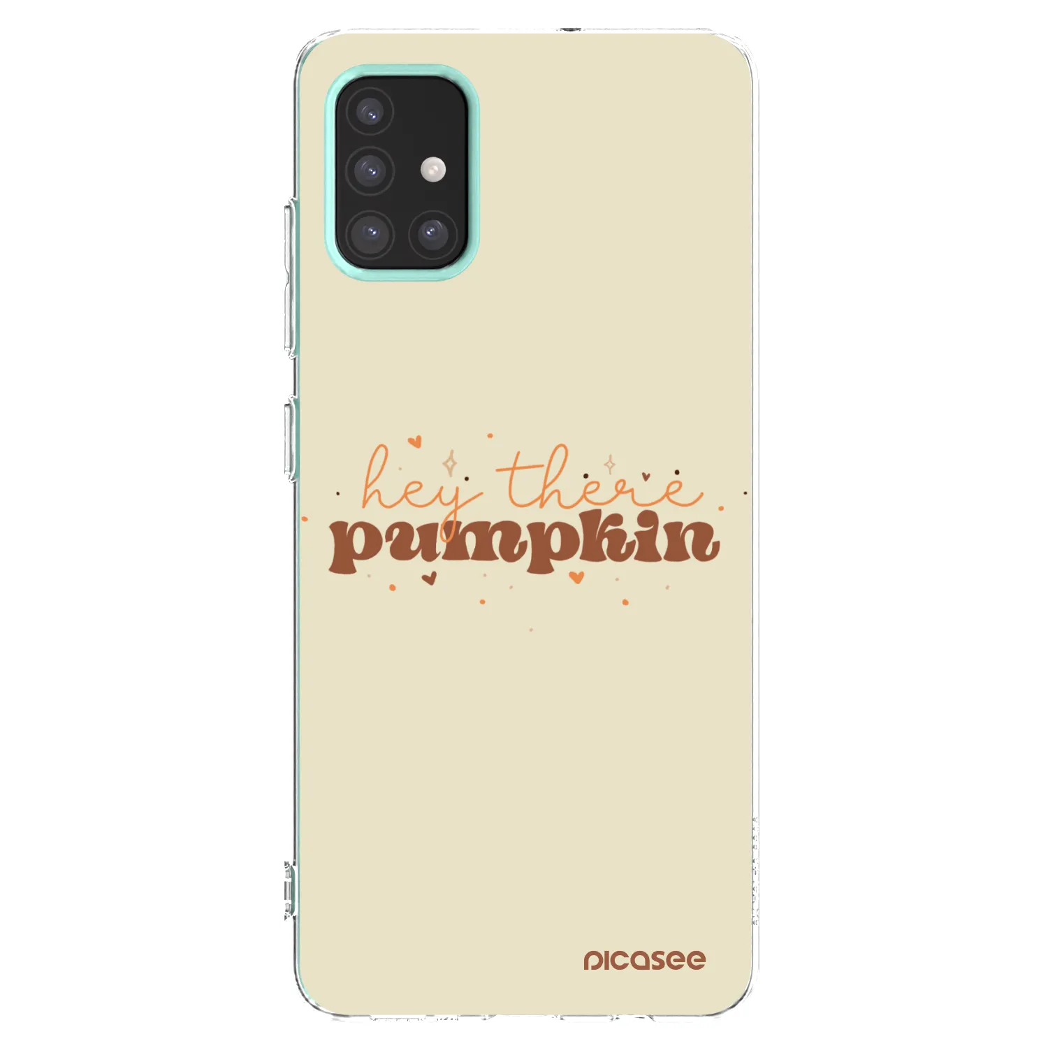 Picasee silikonowe przeźroczyste etui na Samsung Galaxy M31s - Hey there pumpkin