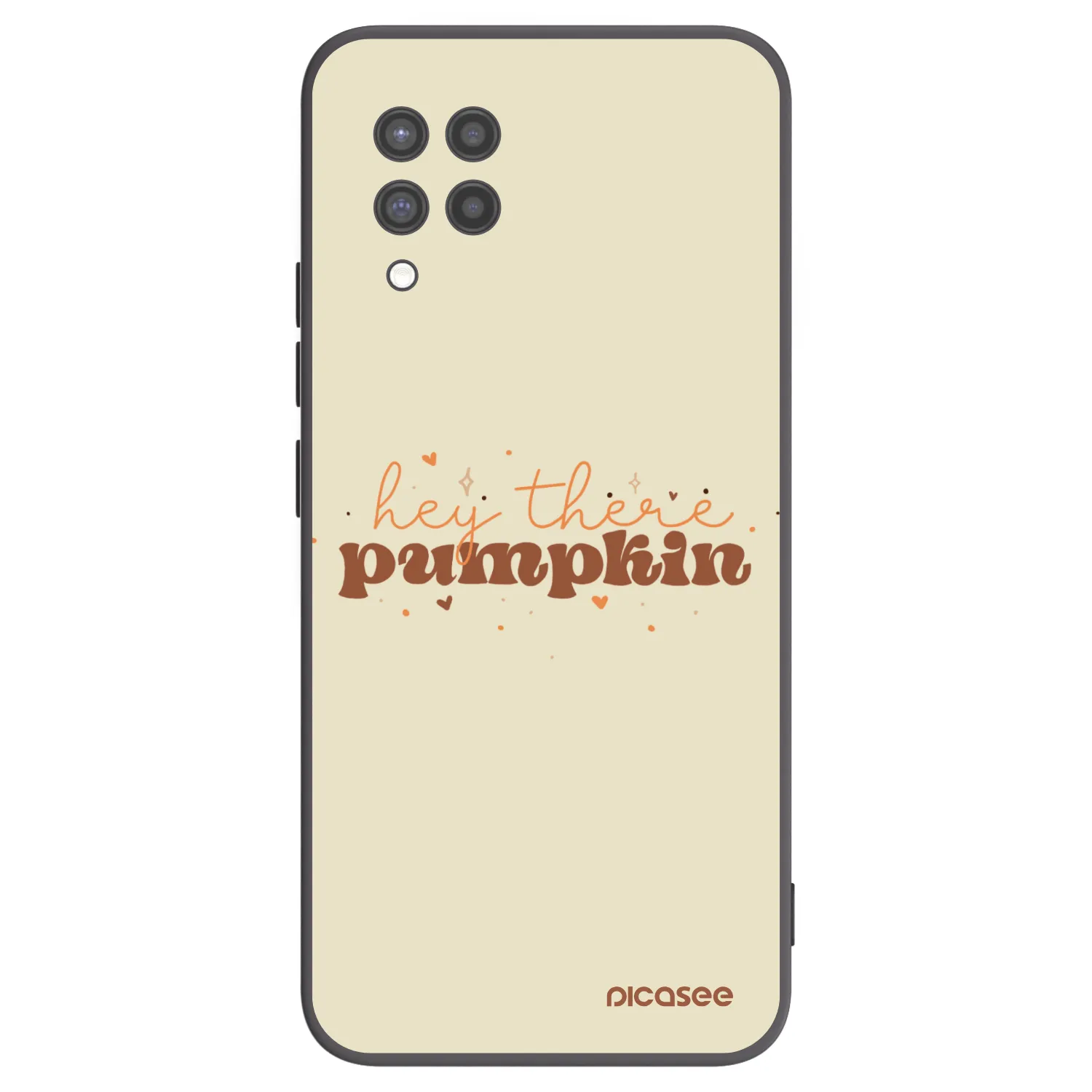Picasee silikonowe czarne etui na Samsung Galaxy A42 A426B - Hey there pumpkin