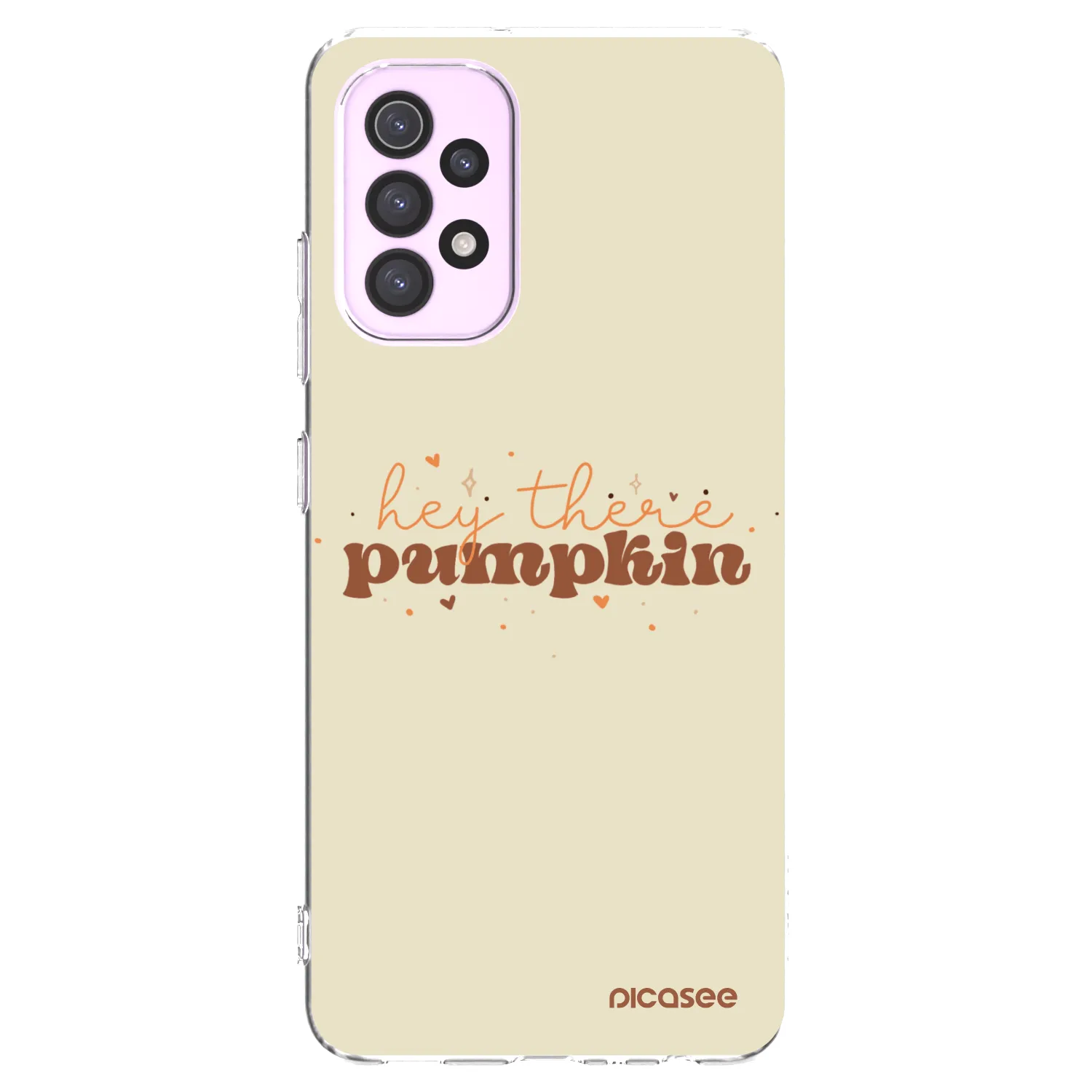 Picasee silikonowe przeźroczyste etui na Samsung Galaxy A32 5G A326B - Hey there pumpkin