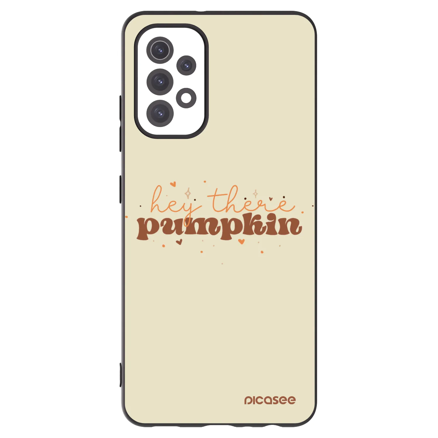 Picasee silikonowe czarne etui na Samsung Galaxy A32 5G A326B - Hey there pumpkin