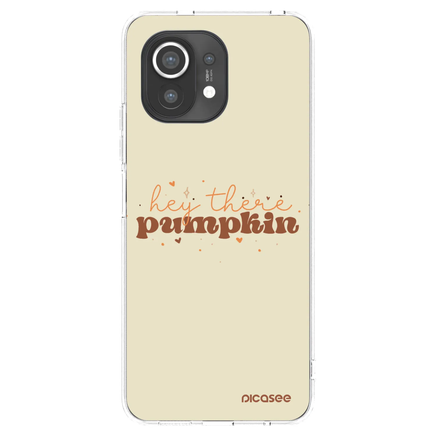 Picasee silikonowe przeźroczyste etui na Xiaomi Mi 11 - Hey there pumpkin