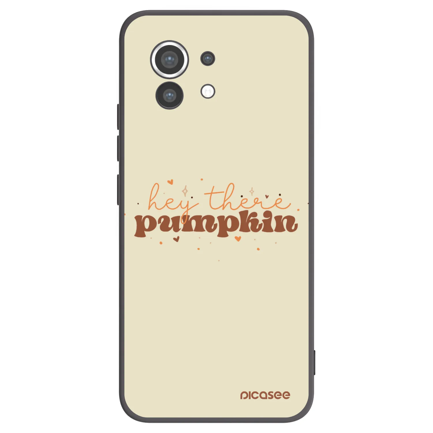 Picasee silikonowe czarne etui na Xiaomi Mi 11 - Hey there pumpkin