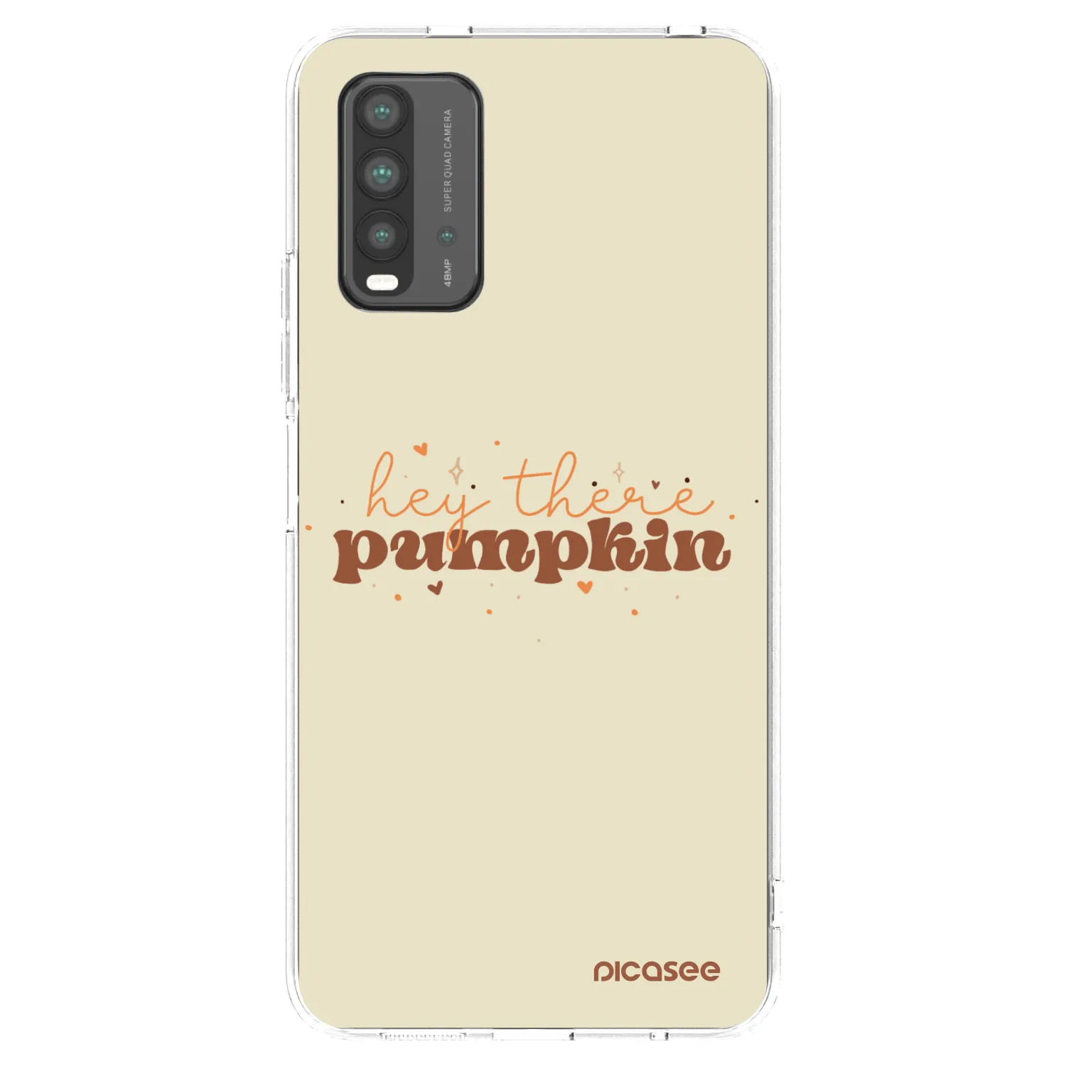 Picasee silikonowe przeźroczyste etui na Xiaomi Redmi 9T - Hey there pumpkin