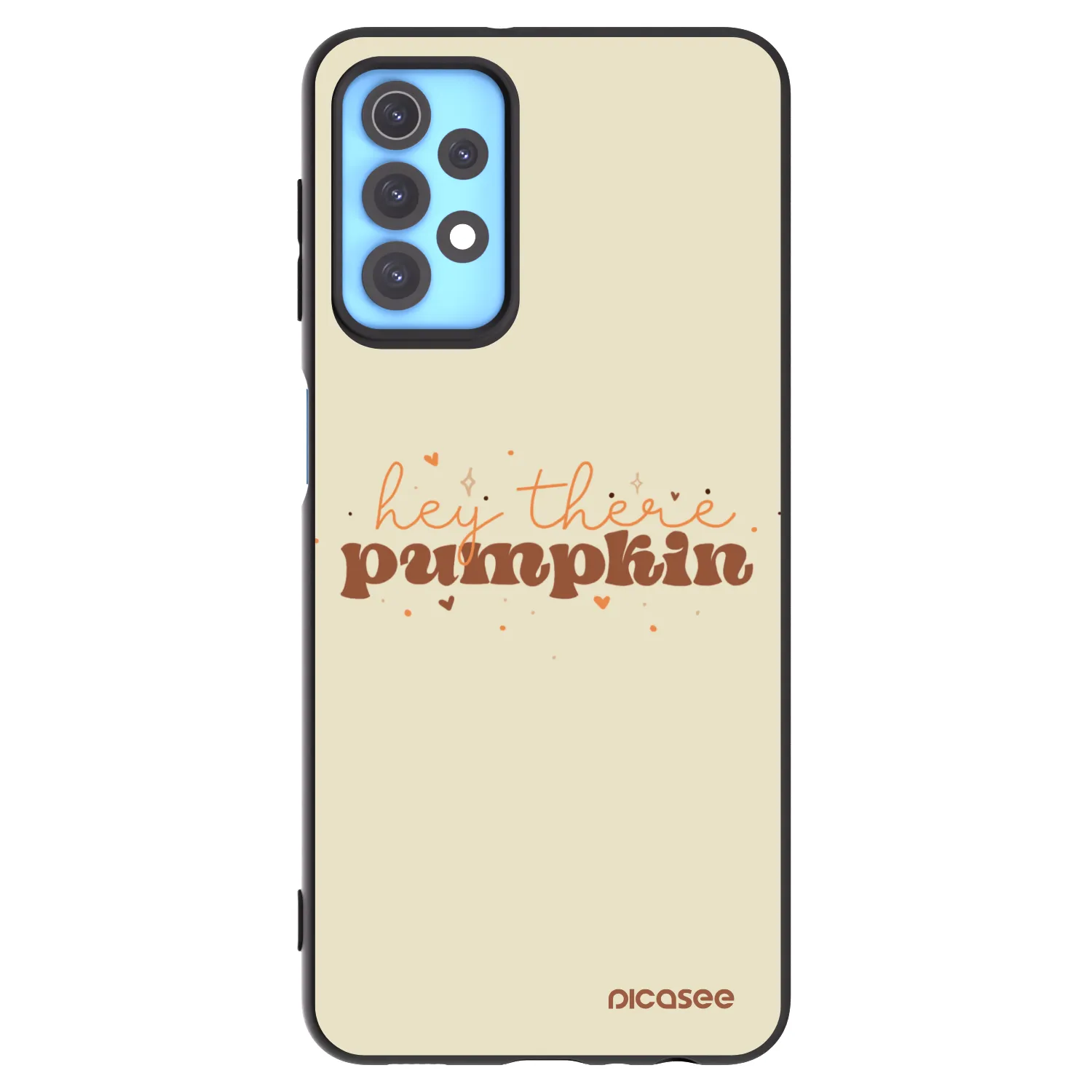 Picasee silikonowe czarne etui na Samsung Galaxy A32 4G SM-A325F - Hey there pumpkin