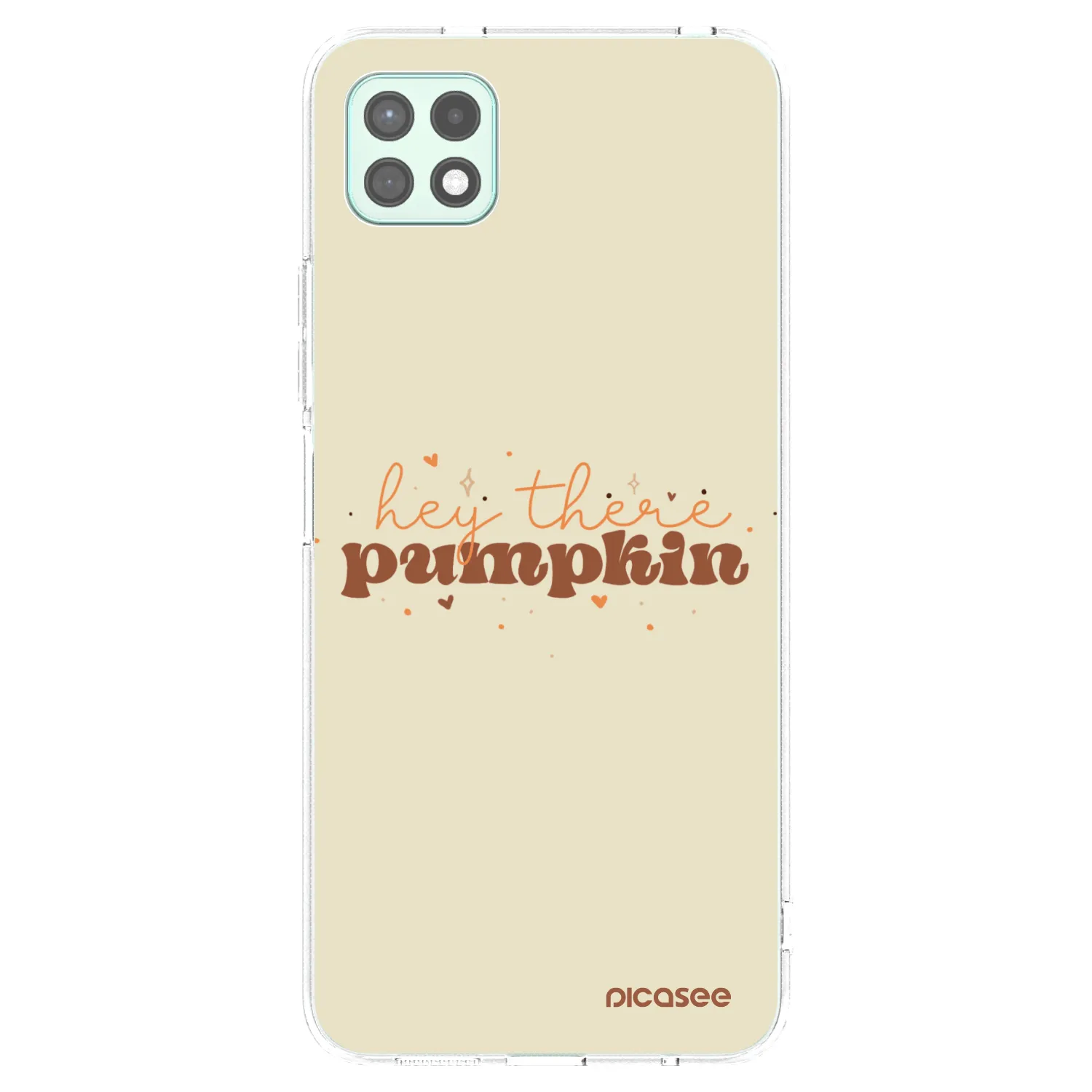 Picasee silikonowe przeźroczyste etui na Samsung Galaxy A22 A226B 5G - Hey there pumpkin
