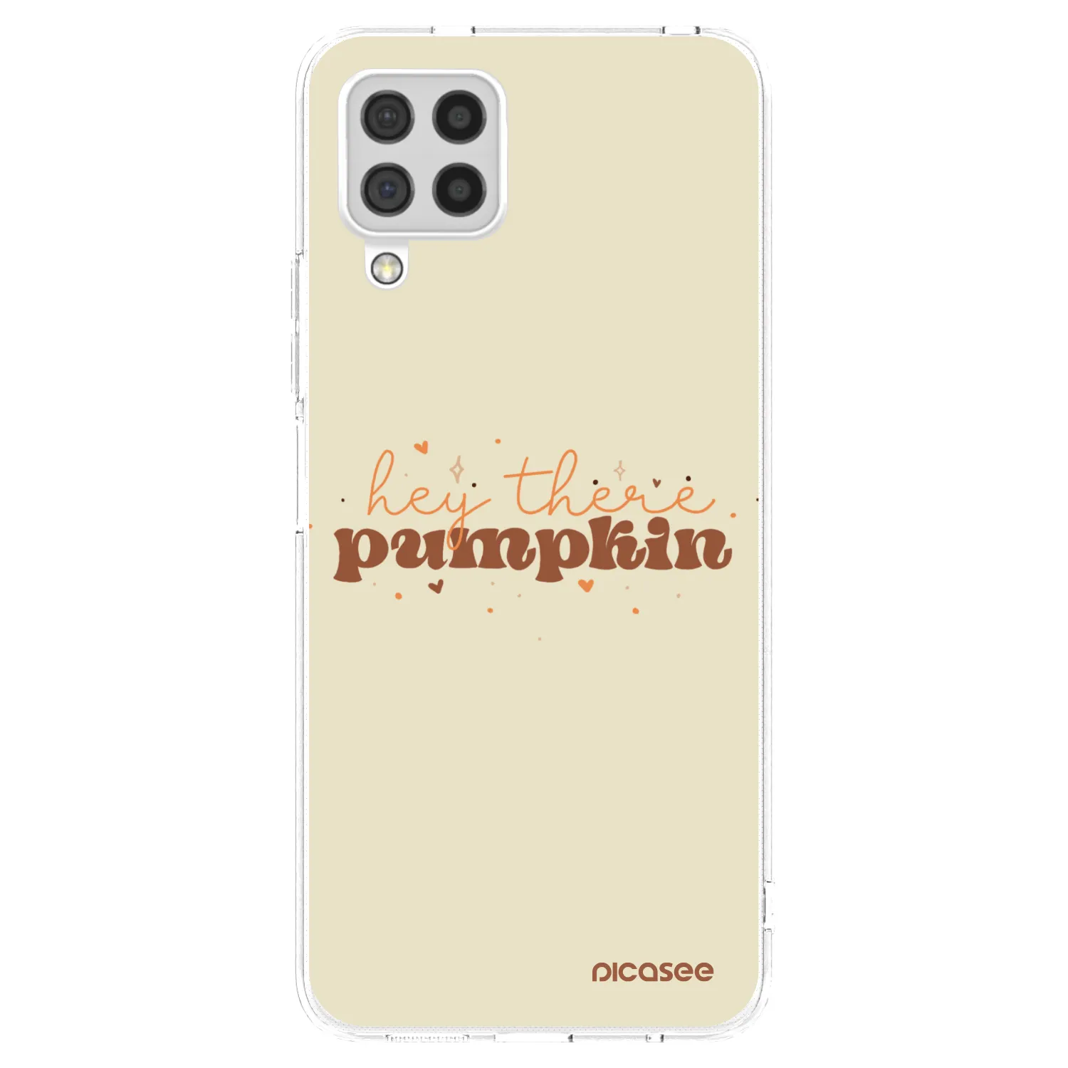 Picasee silikonowe przeźroczyste etui na Samsung Galaxy A22 A225F 4G - Hey there pumpkin