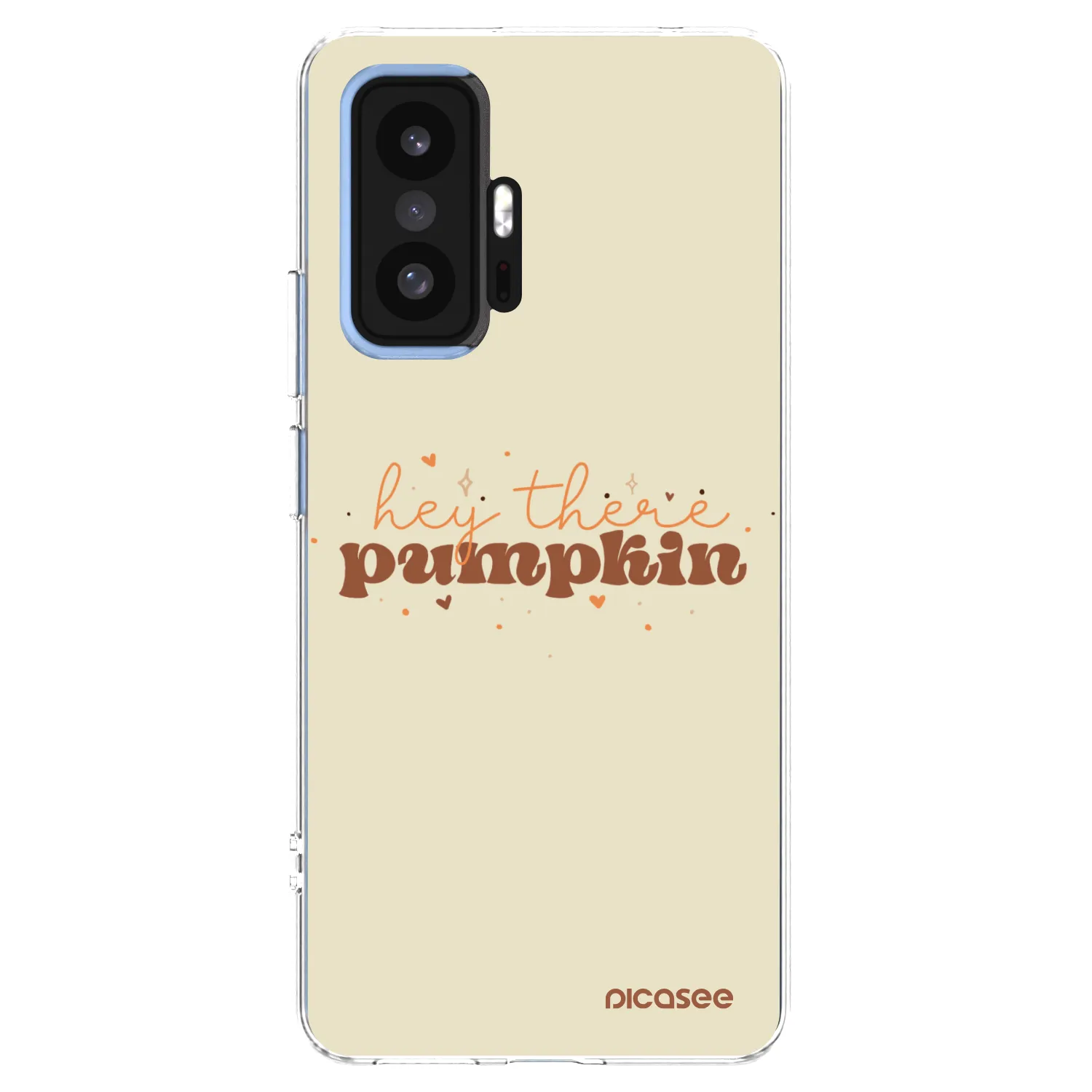 Picasee silikonowe przeźroczyste etui na Xiaomi 11T - Hey there pumpkin