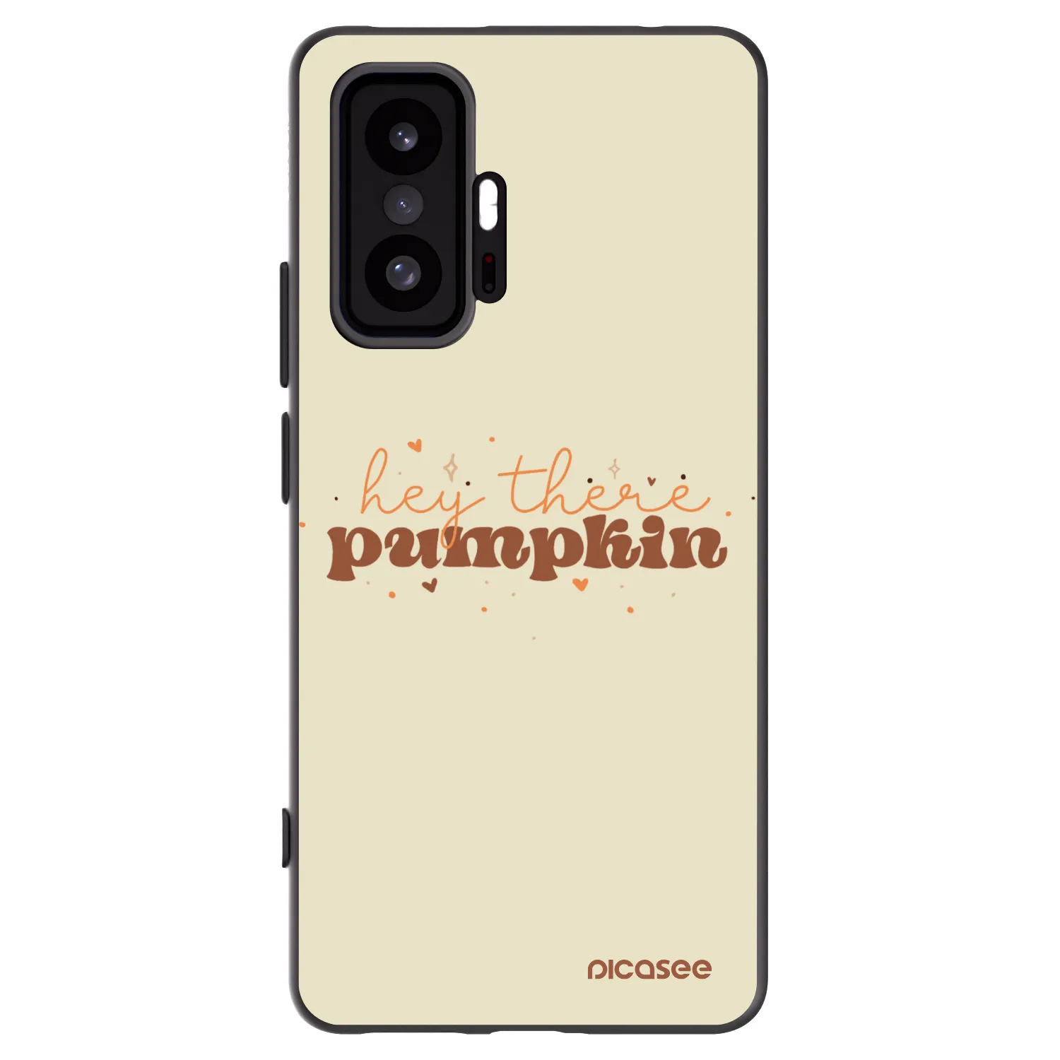 Picasee silikonowe czarne etui na Xiaomi 11T - Hey there pumpkin