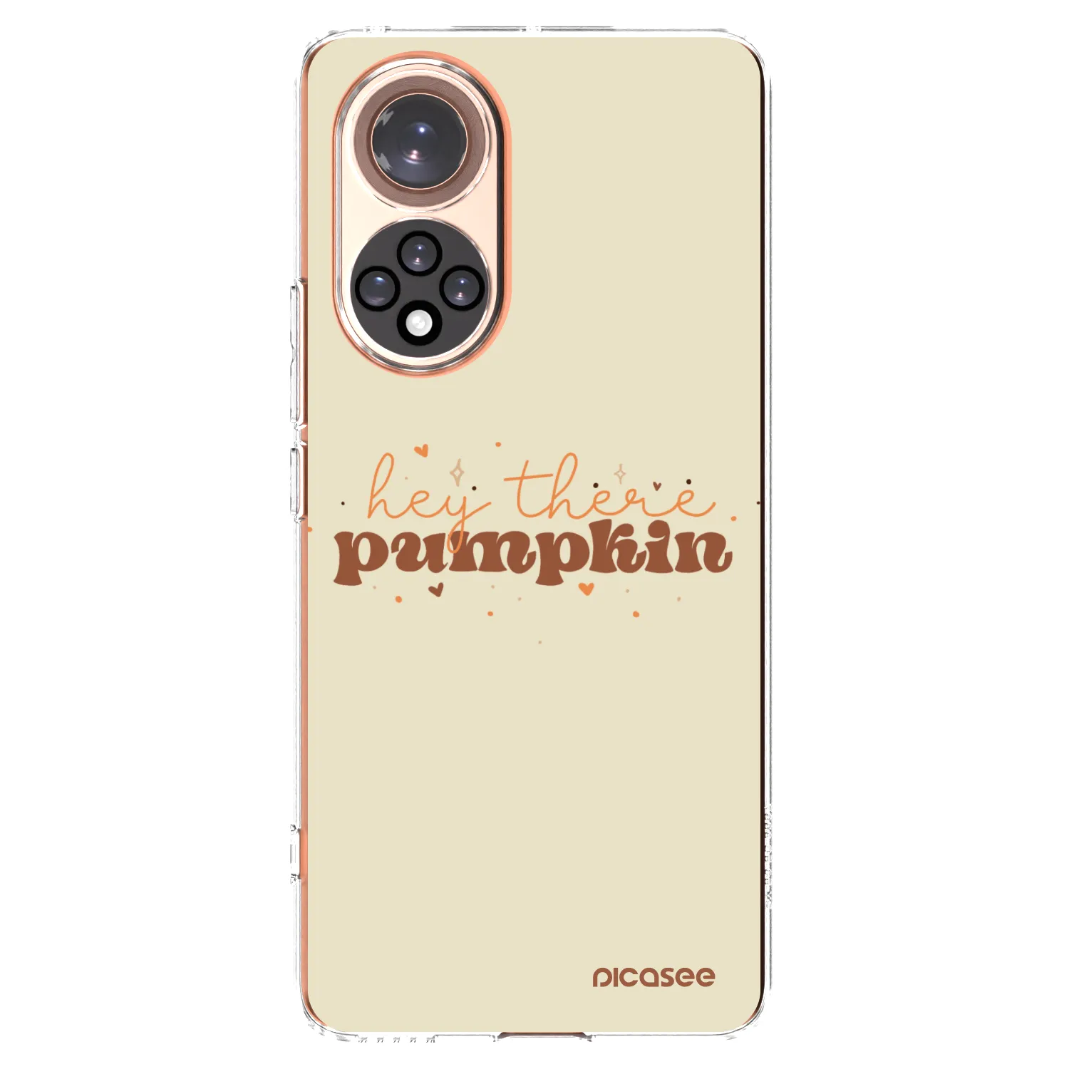 Picasee silikonowe przeźroczyste etui na Honor 50 5G - Hey there pumpkin