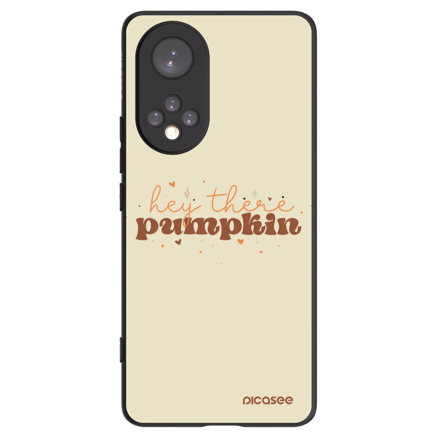 Picasee silikonowe czarne etui na Huawei Nova 9 - Hey there pumpkin