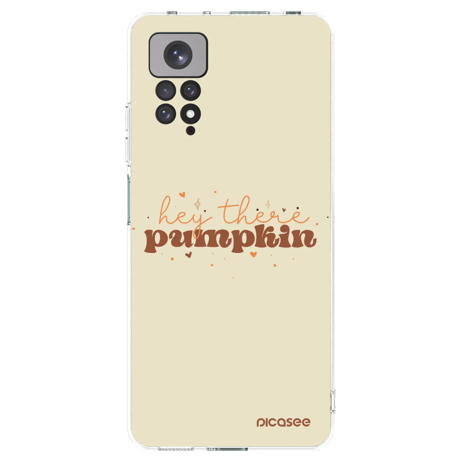 Picasee silikonowe przeźroczyste etui na Xiaomi Redmi Note 11 - Hey there pumpkin