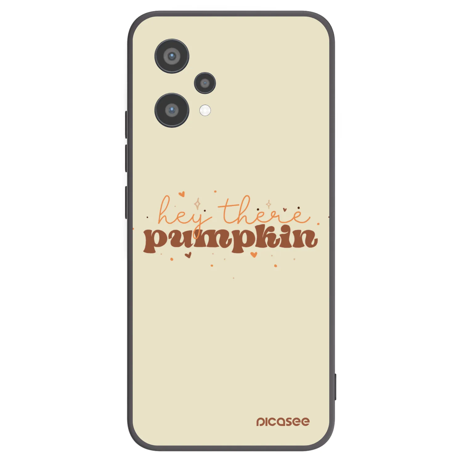 Picasee silikonowe czarne etui na Realme 9 Pro 5G - Hey there pumpkin