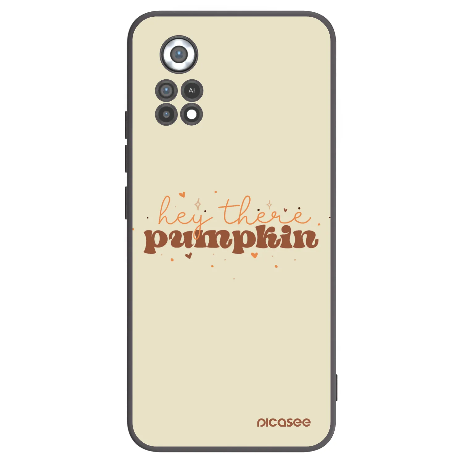 Picasee silikonowe czarne etui na Xiaomi Poco X4 Pro 5G - Hey there pumpkin